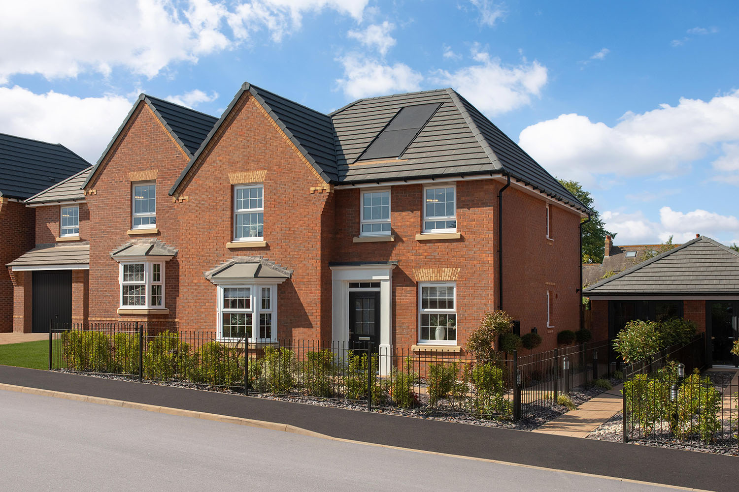 The exterior of The Holden Show Home at The Stables, Cotgrave