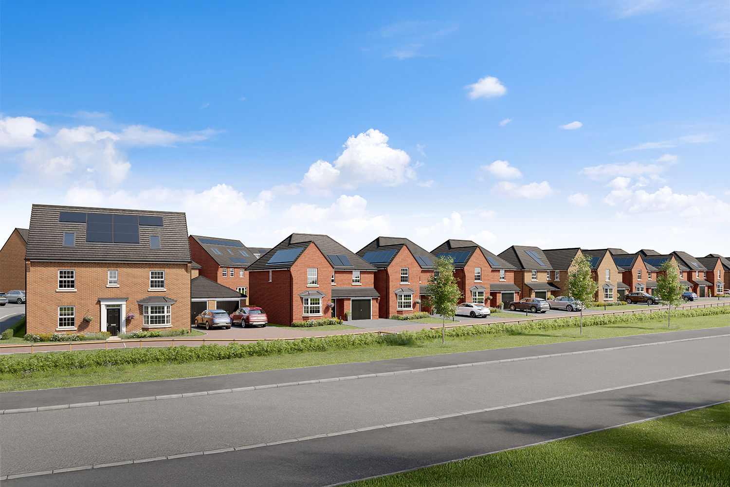 Thoresby Vale P3 street scene 