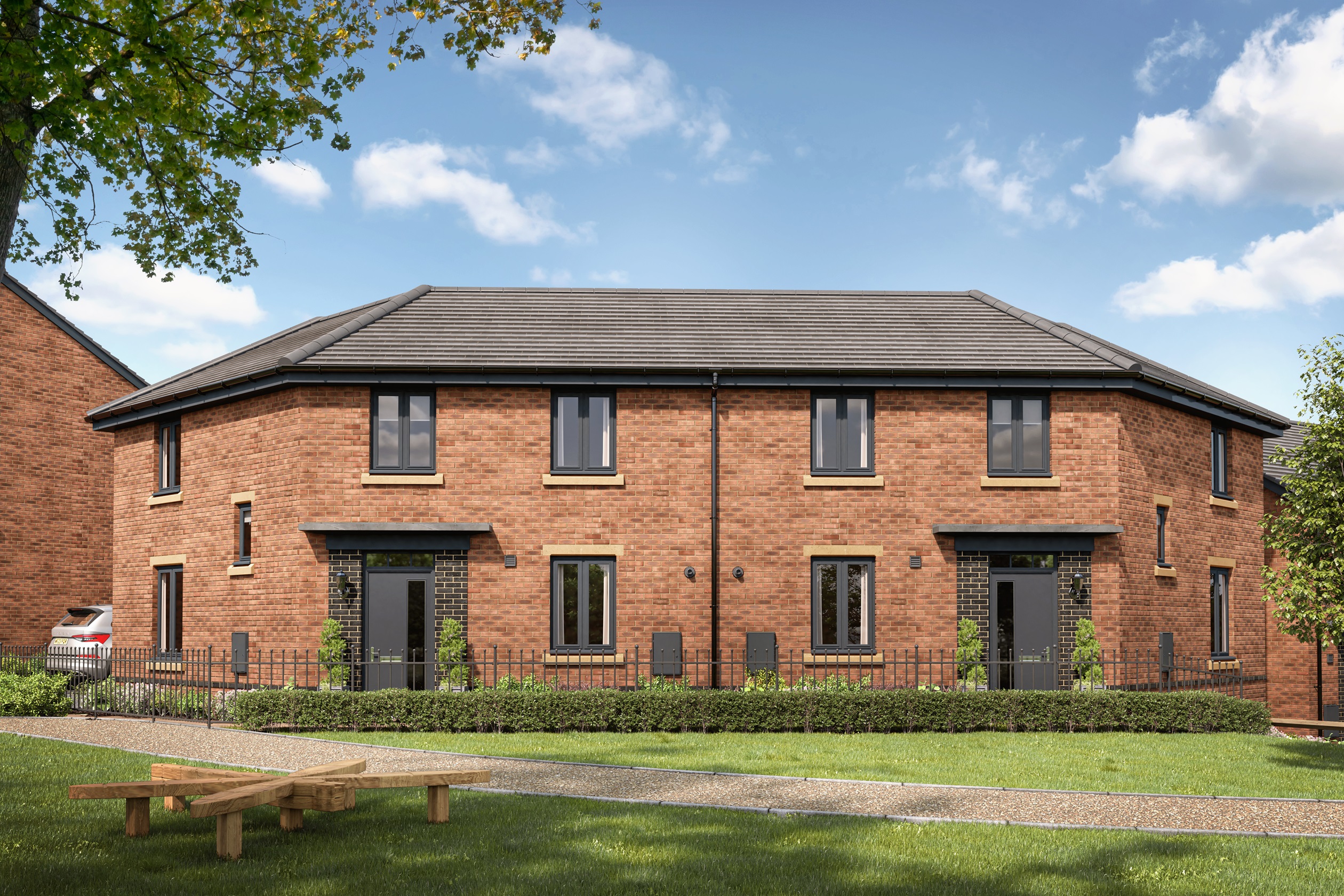 Illustrative image of the Fairway at Pentref Llewelyn