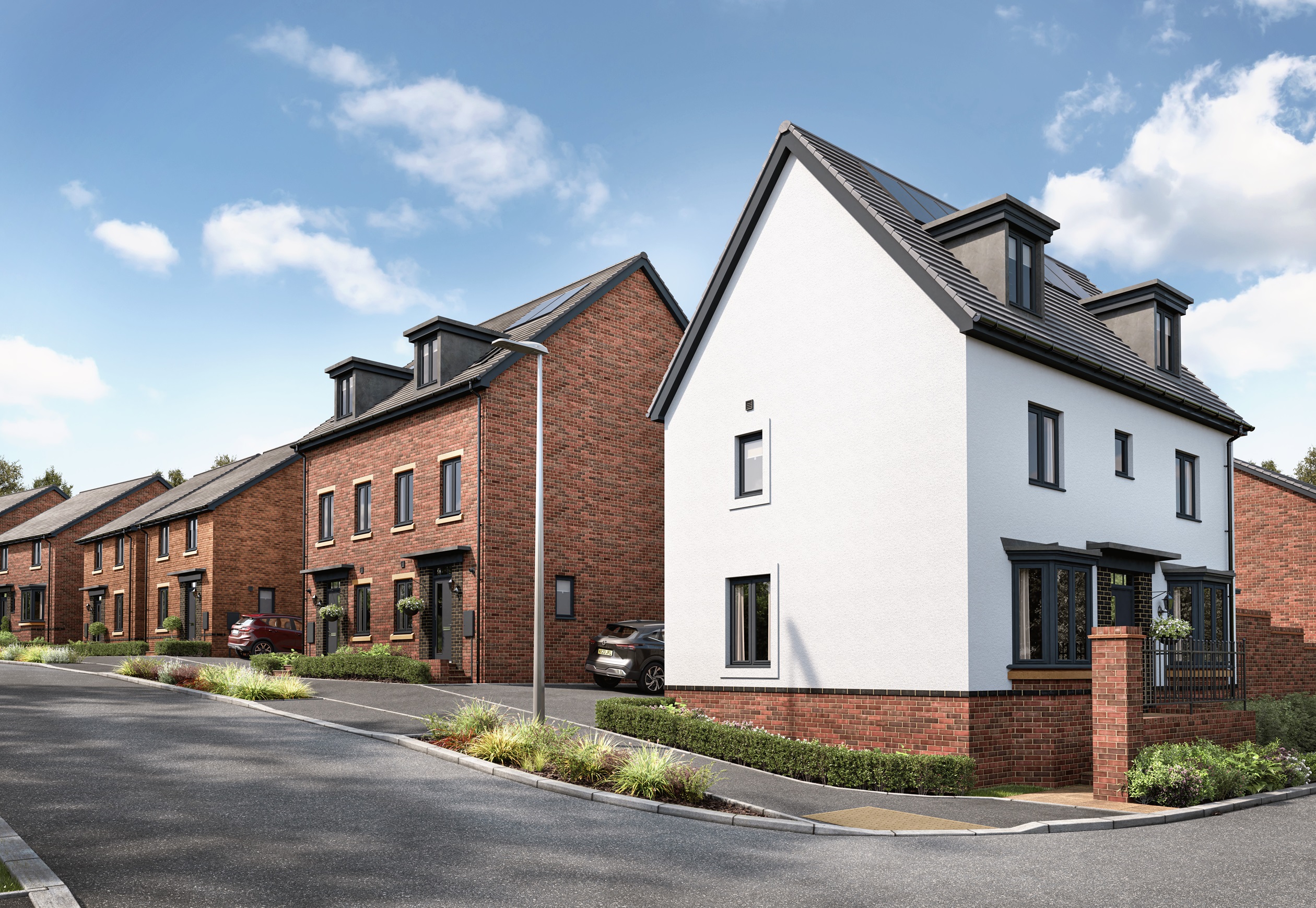 Illustrative image of homes at David Wilson Homes @ Pentref Llewelyn