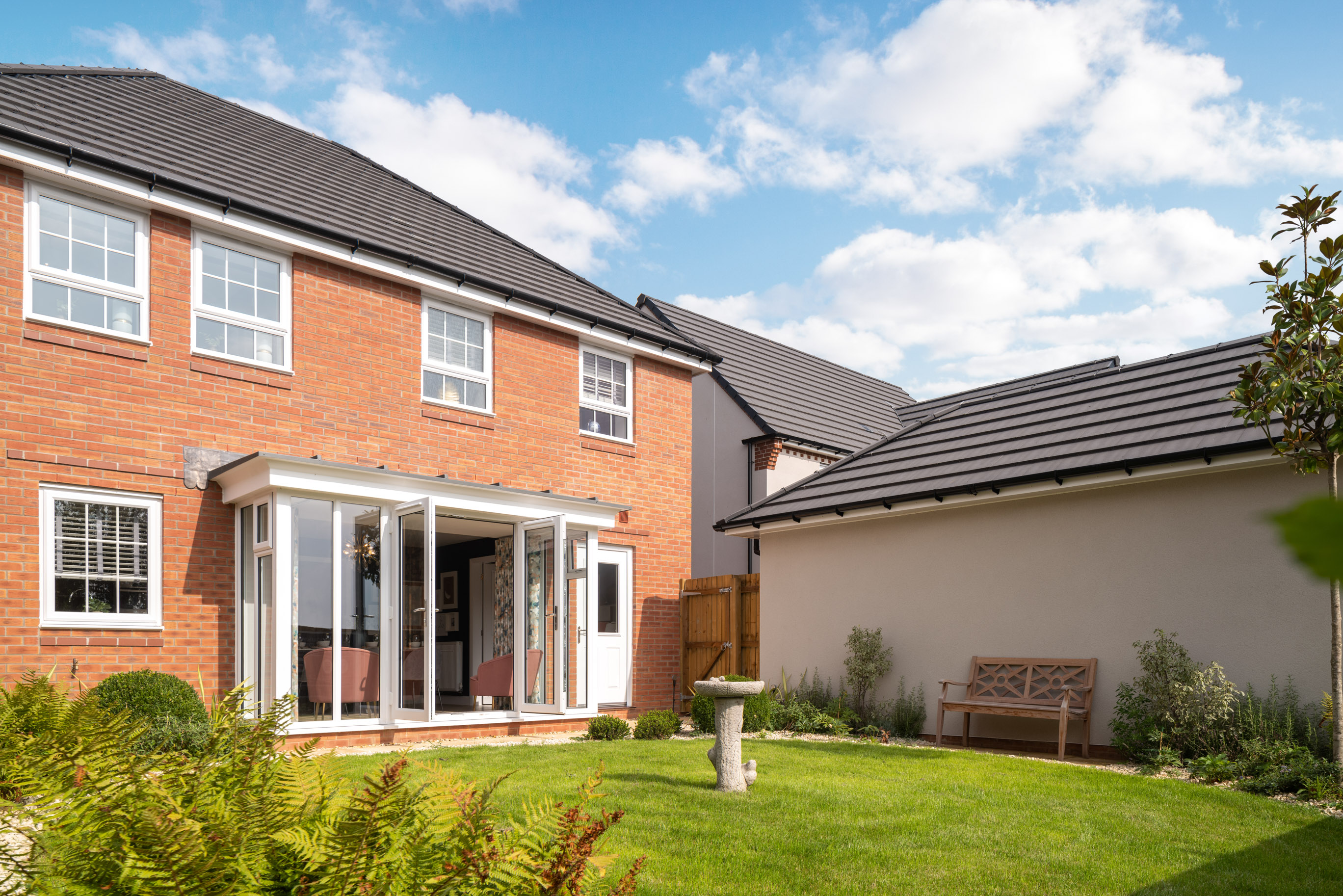 Holden 4 bed outside garden views