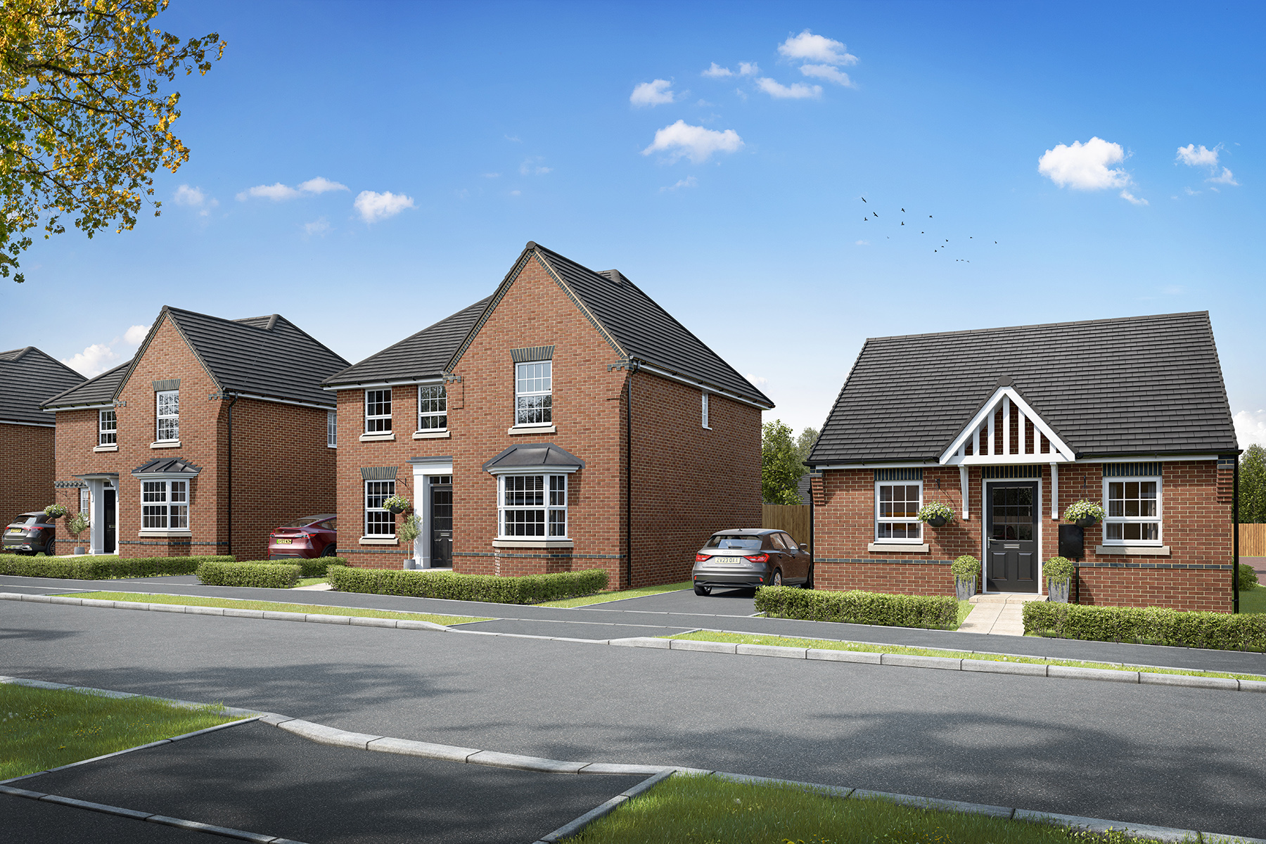 SaxonGreen Streetscene - Plots 18-20