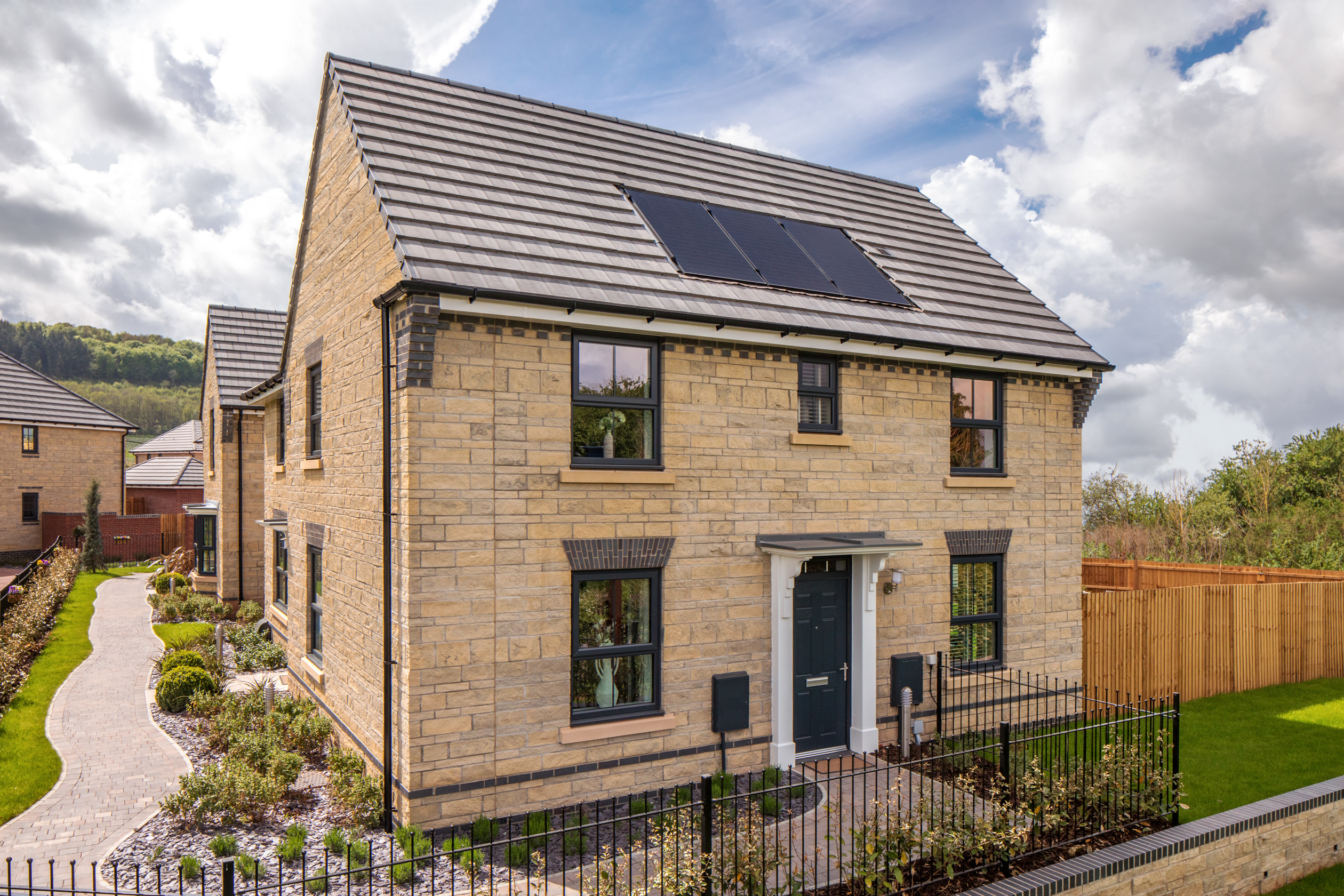 Outside view of the Hadley 3 bedroom home