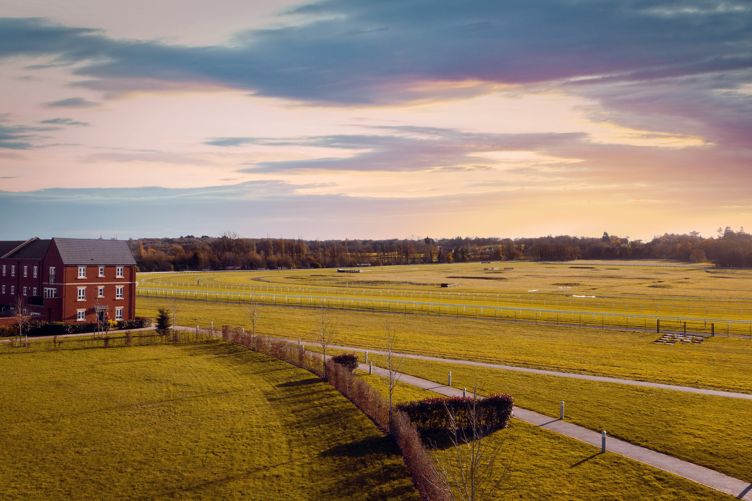 Dusk Shot at The Racecourse The Chase 