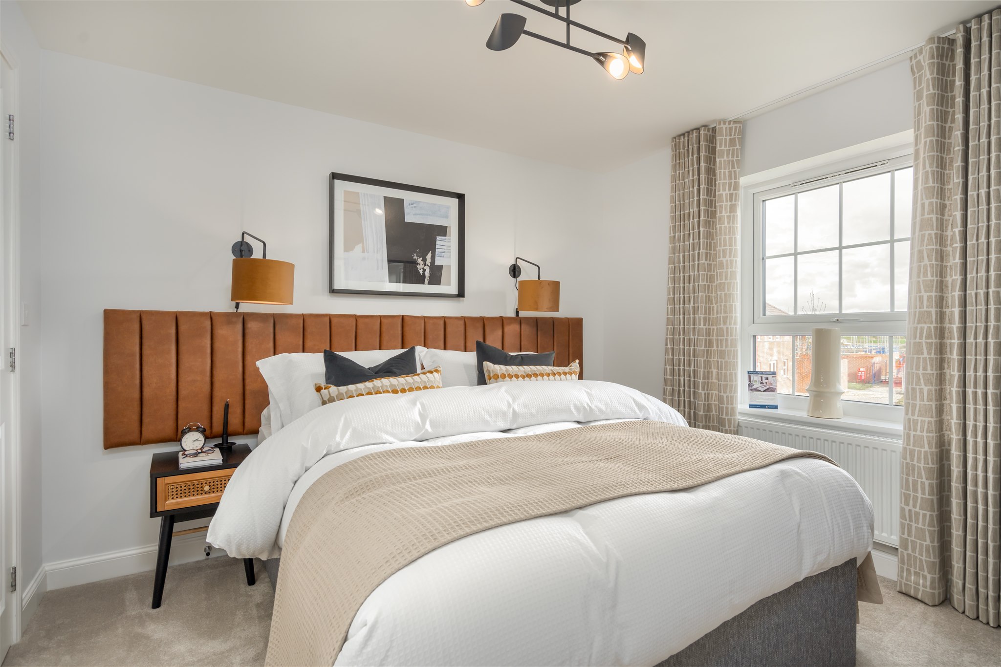 Inside view of the Ingleby bedroom 1. 4 bedroom home.