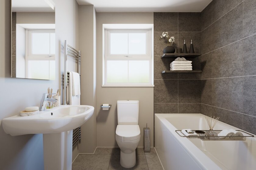 2 bed bathroom