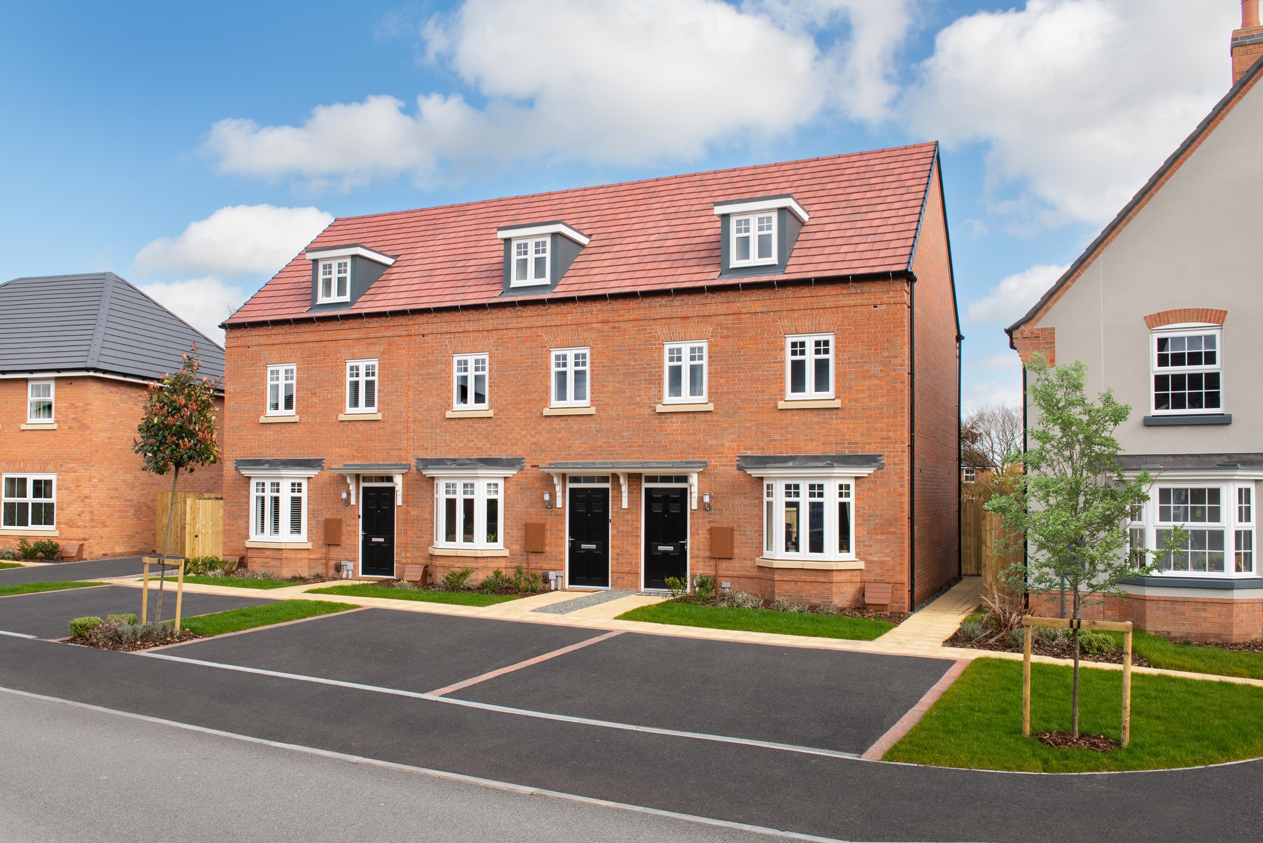 External view of the three bedroom Kennett