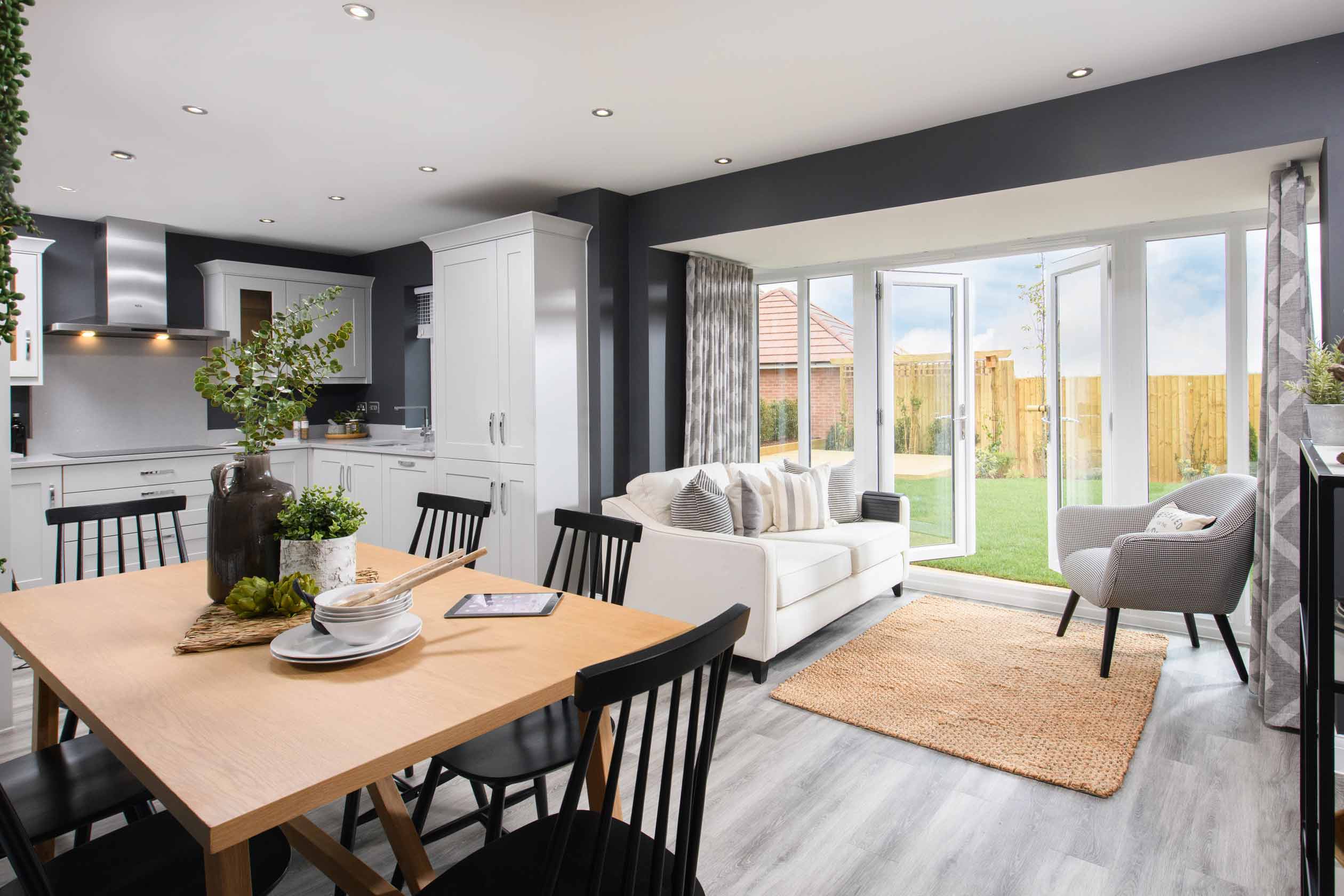 View of the kitchen in the four bedroom Winstone