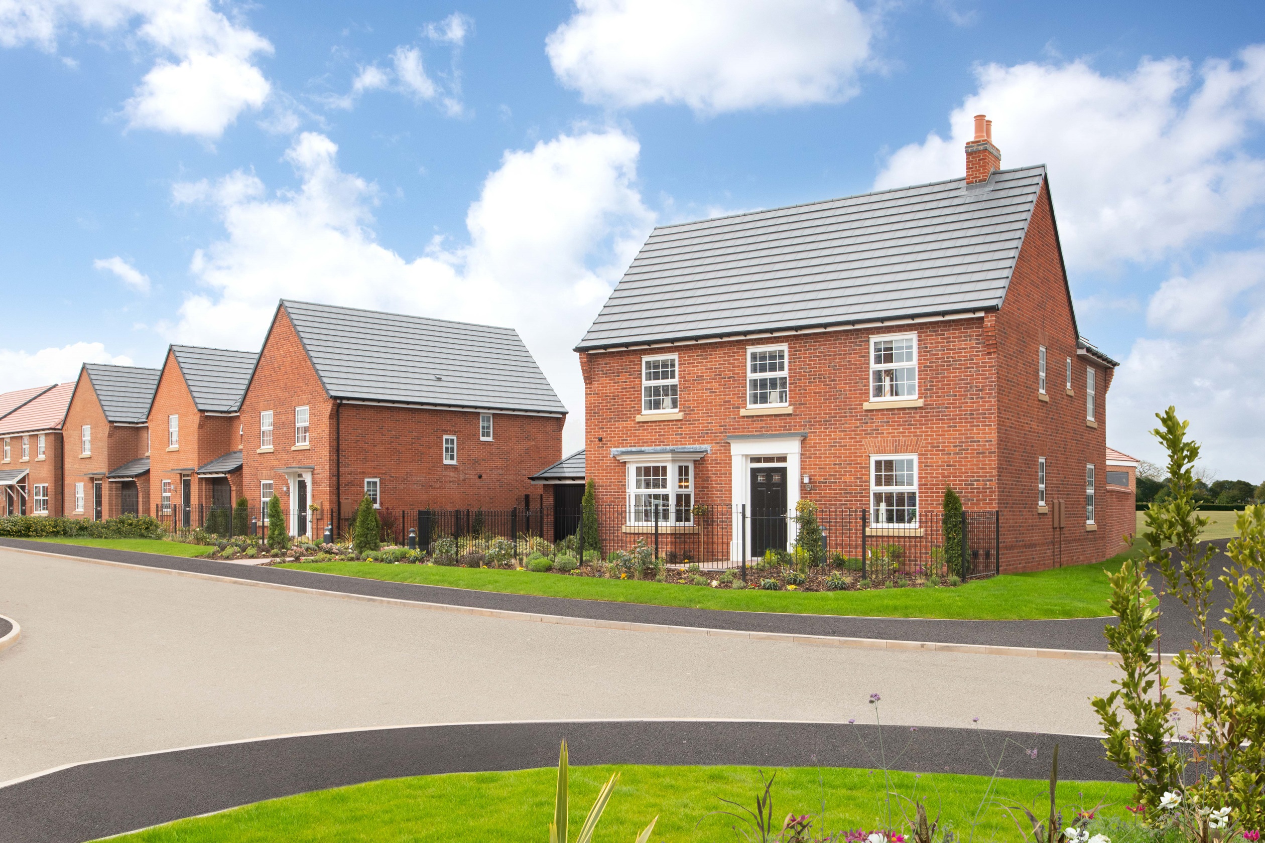 The four bedroom Moss and three bedroom Plato David Wilson Homes