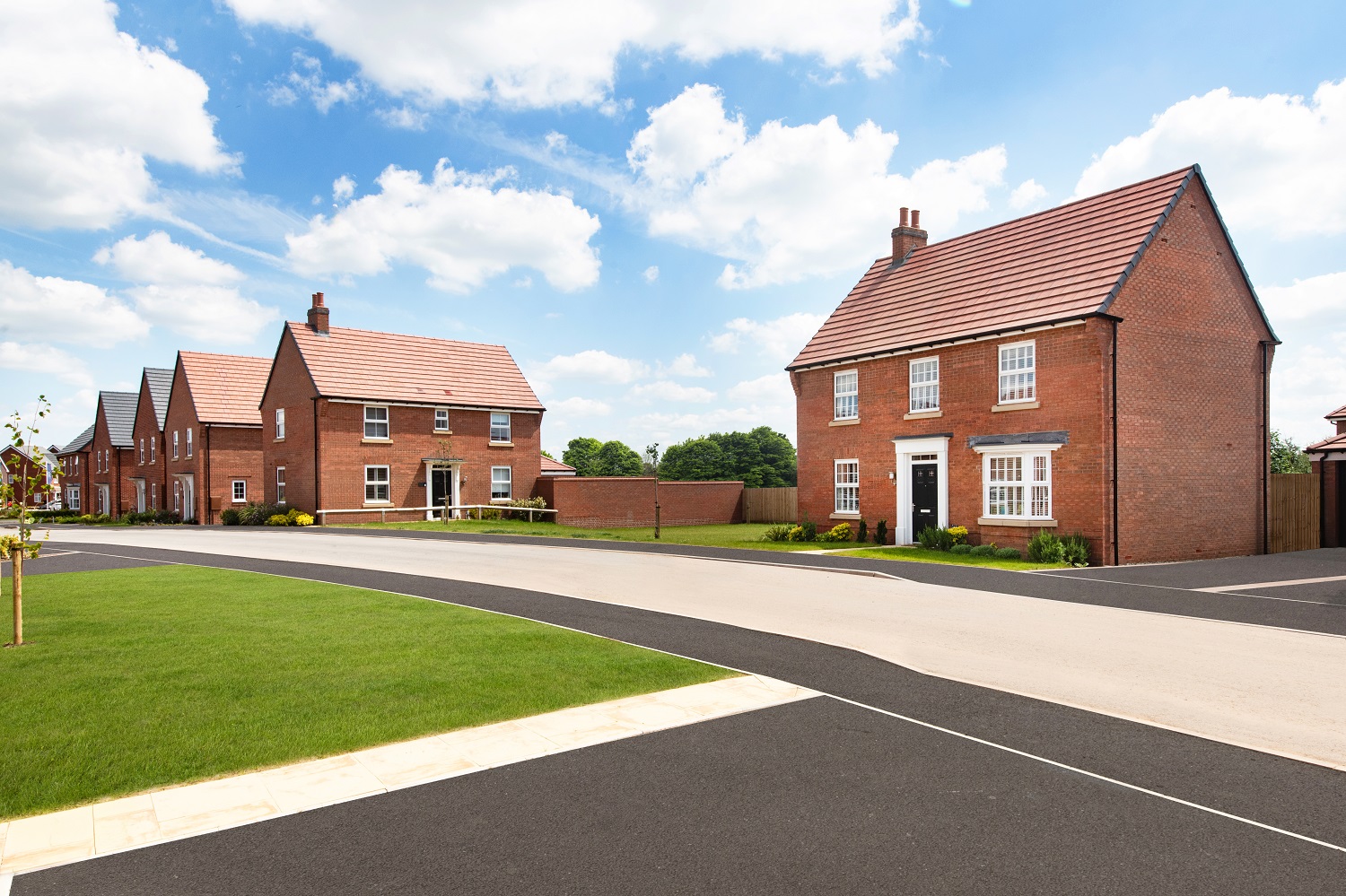 EXTERNAL OF HOMES AT CALLENDAR FARM NUNEATON