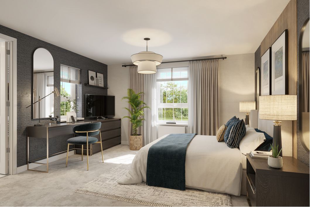 Exeter CGI Main Bedroom