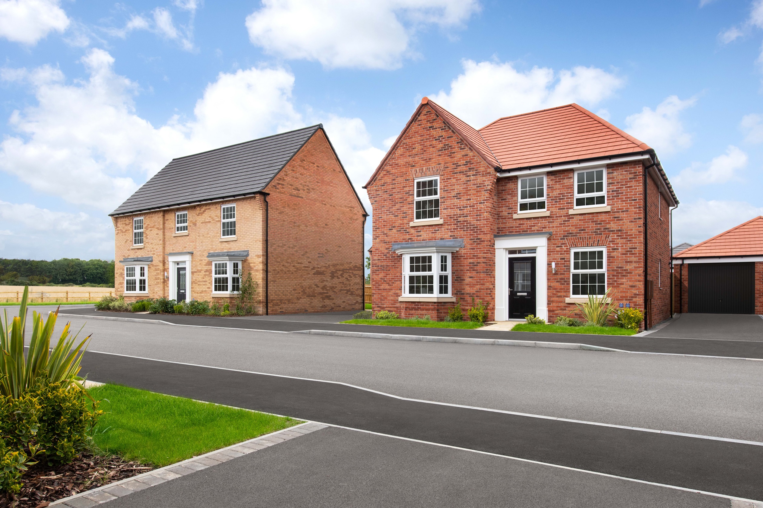 External view of detached homes