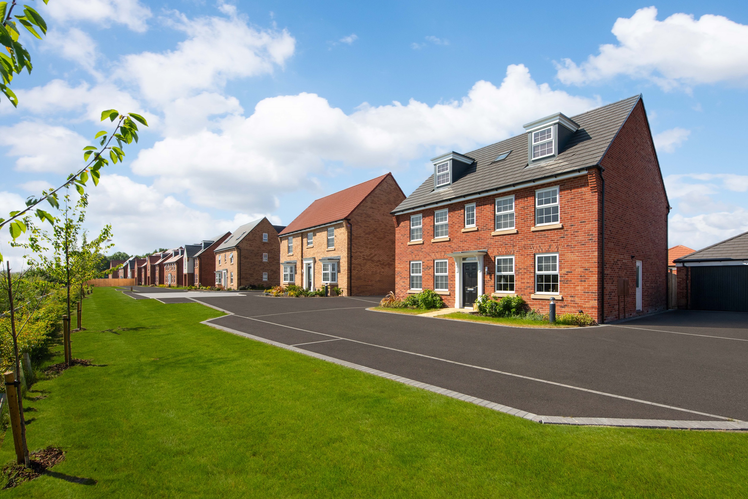 New homes at Romans Quarter, Bingham