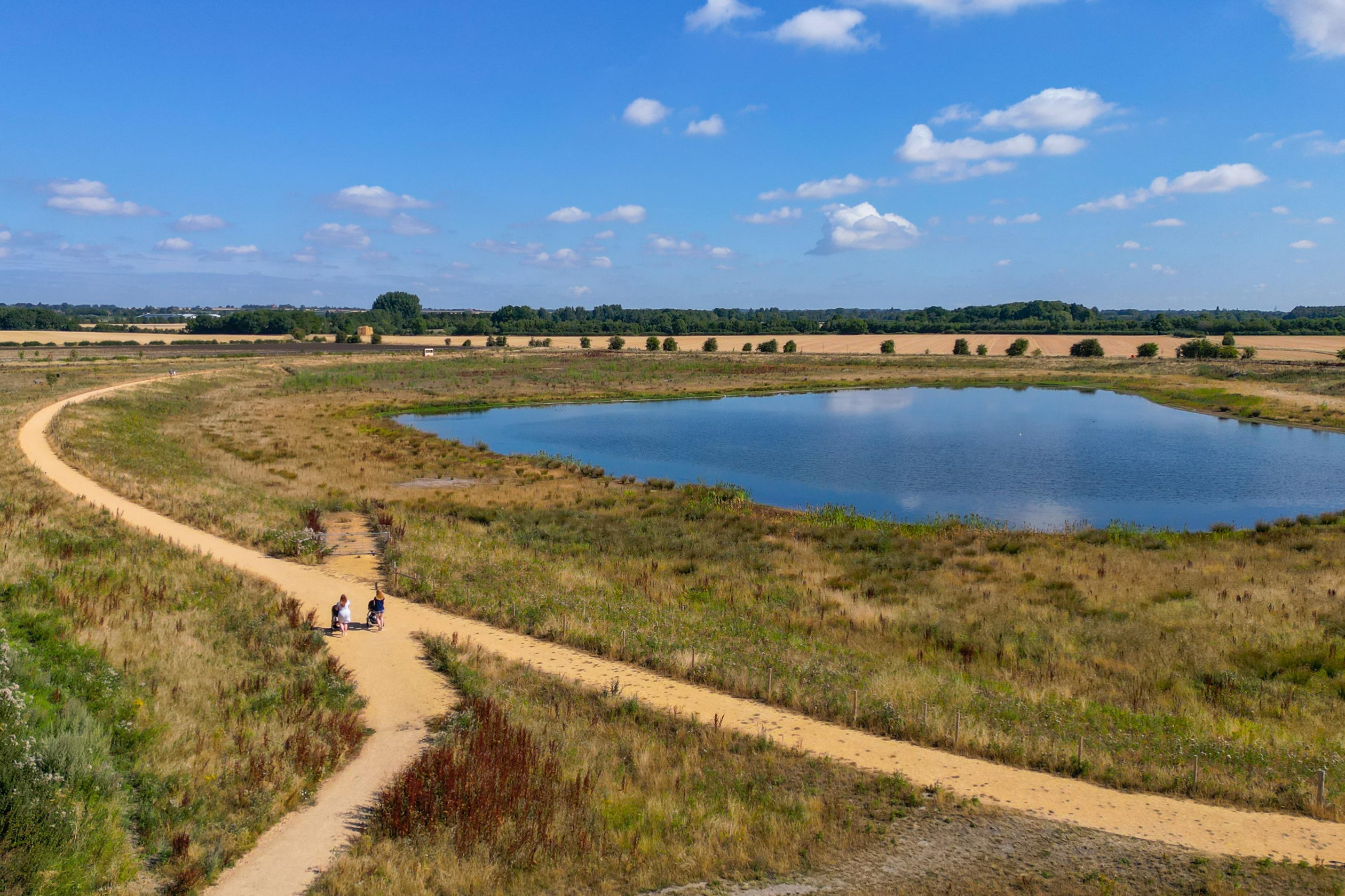 Outside view of lake in Bingham