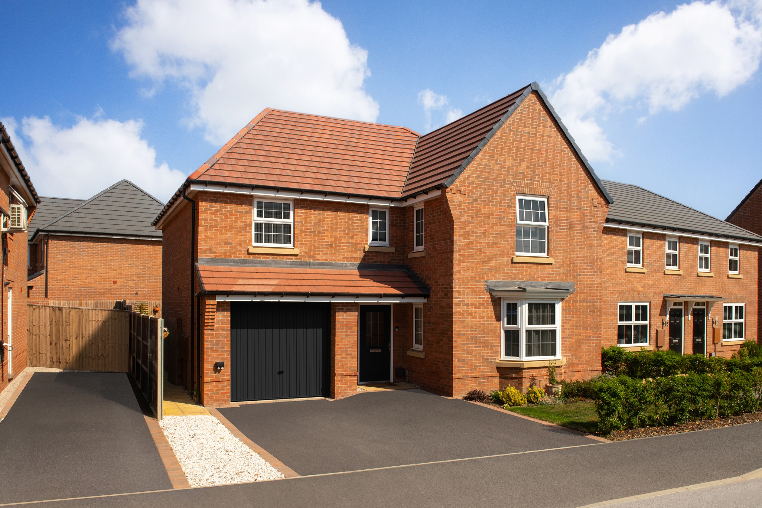 External view of the four bedroom Exeter