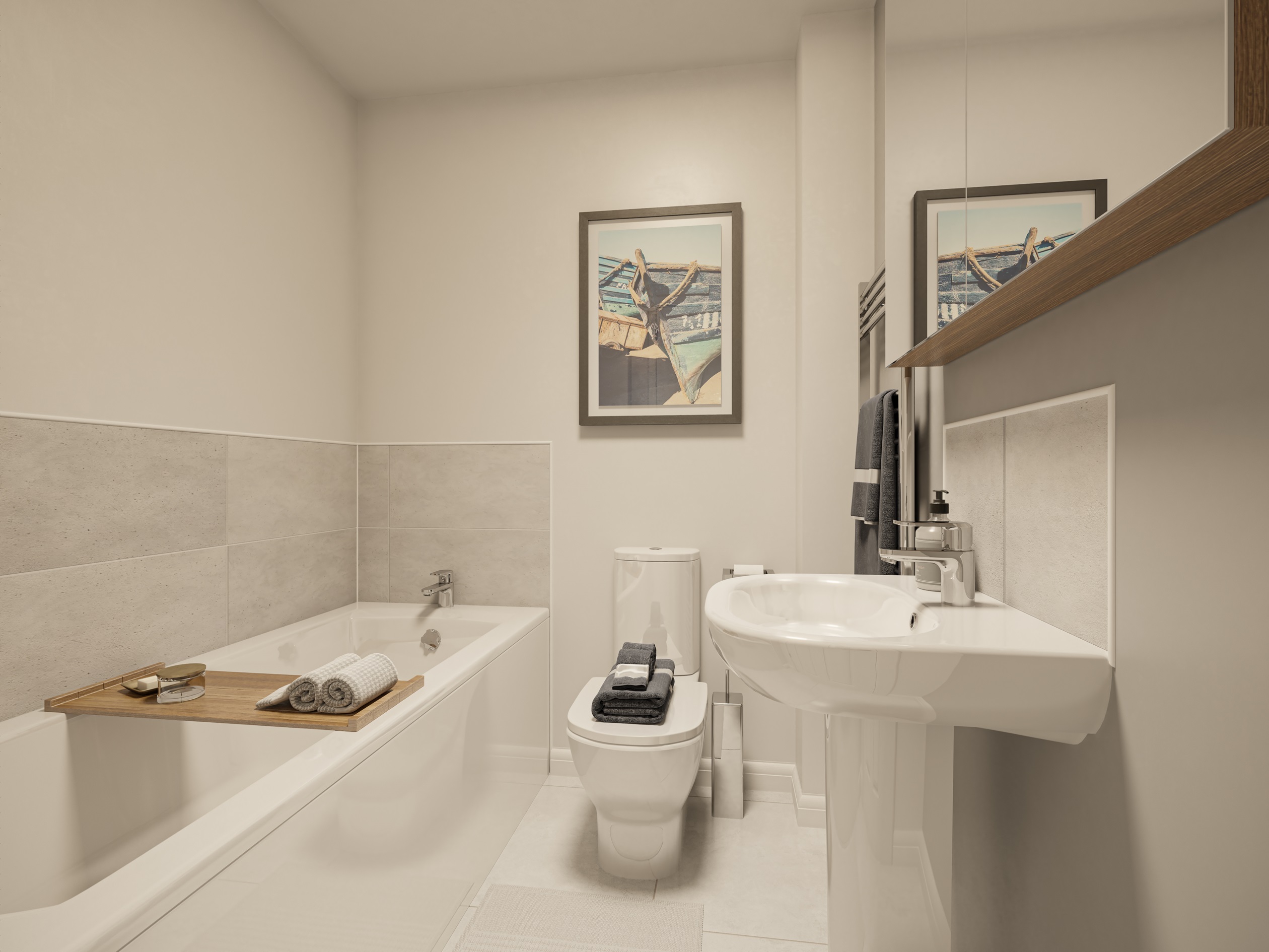 David Wilson Homes Popley Bathroom