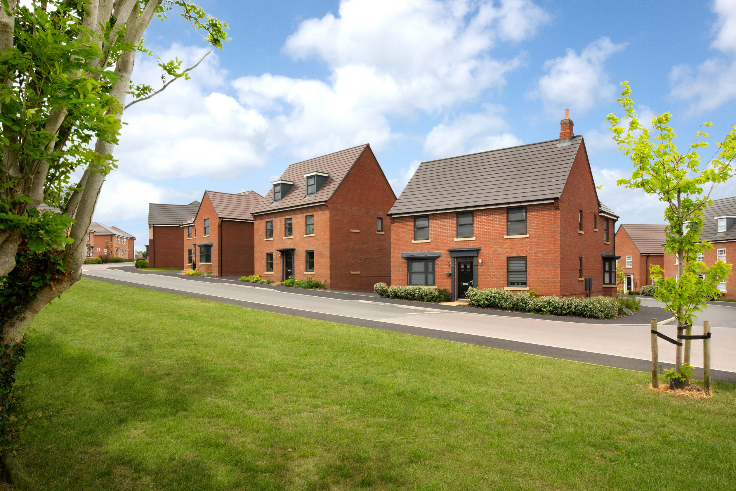 New homes at New Lubbesthorpe, Leicester