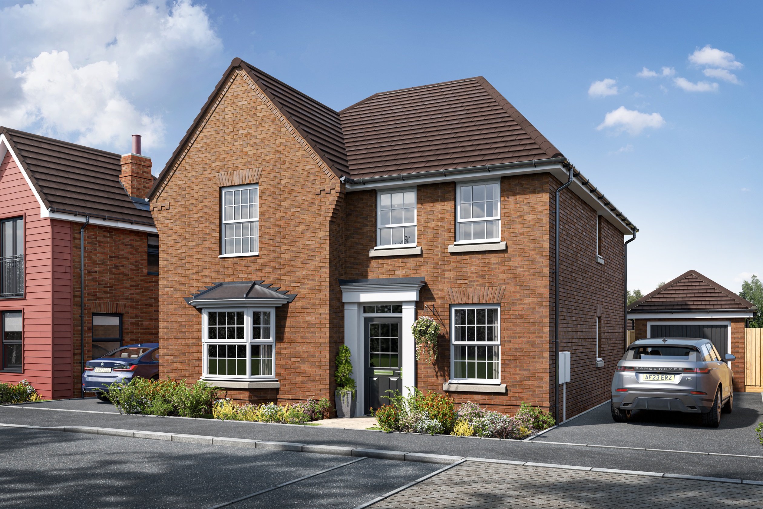 External view of the four bedroom Holden at New Lubbesthorpe