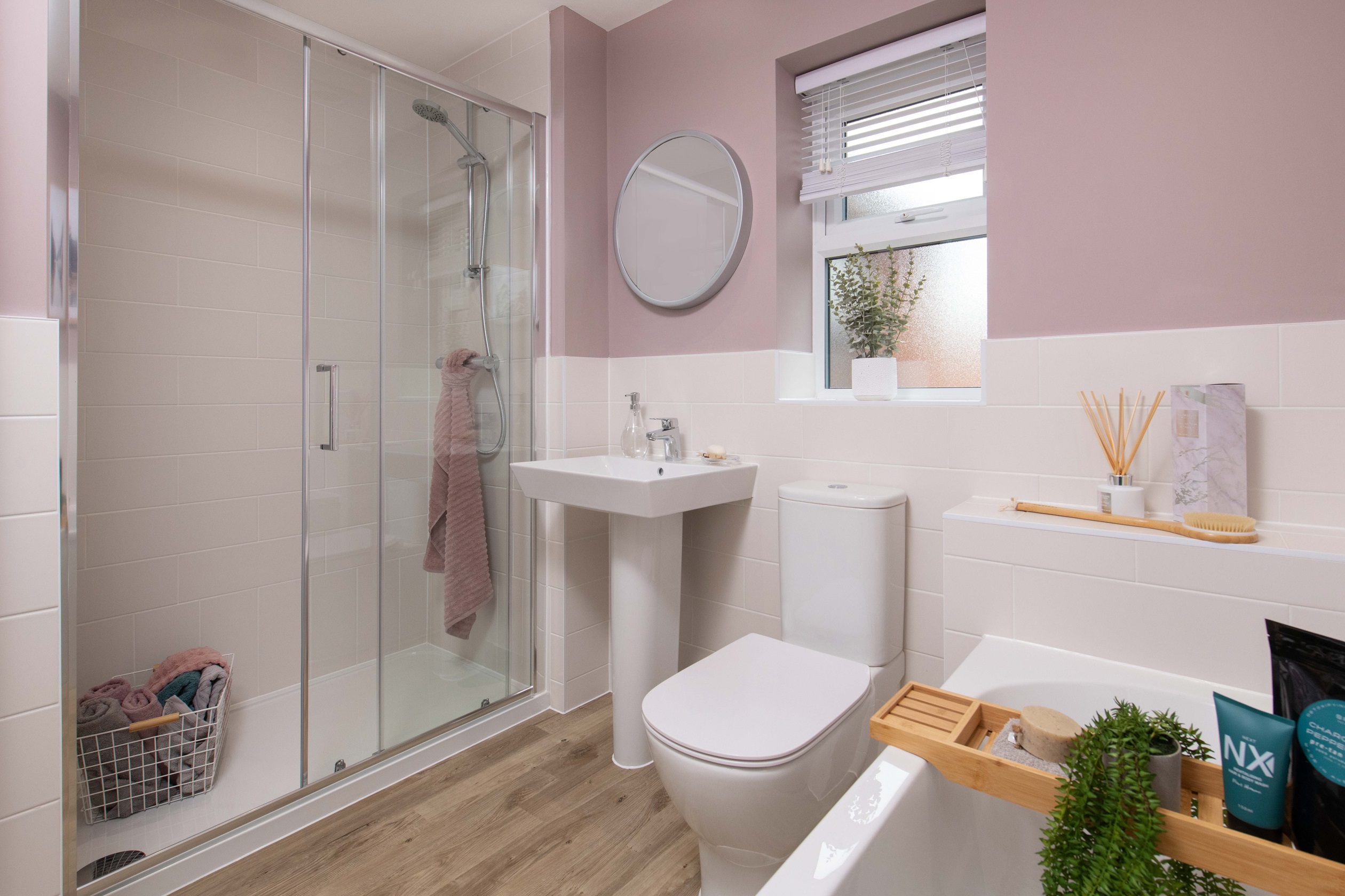 bathroom in a modern detached home