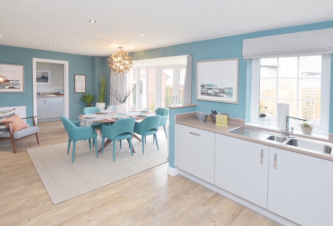 4 bedroom house living room from David Wilson Homes