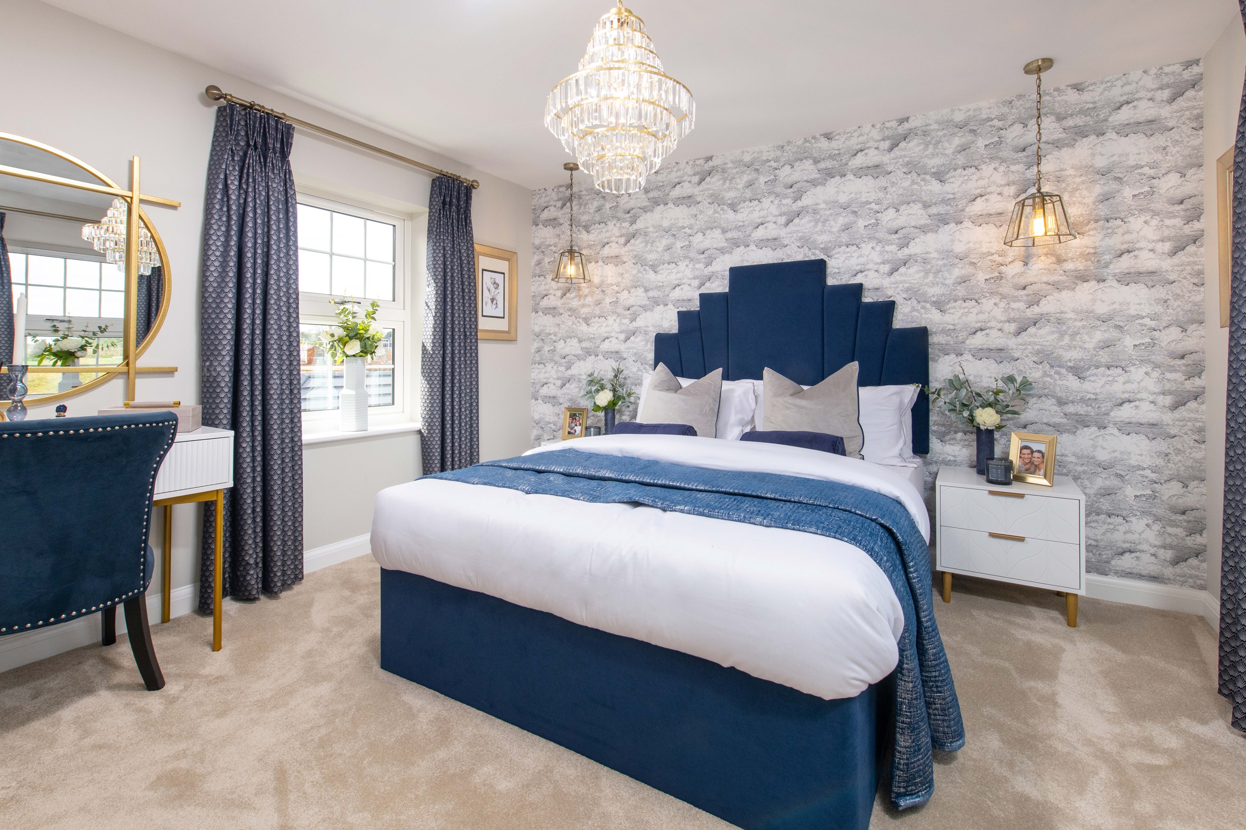 Main bedroom in a detached family home
