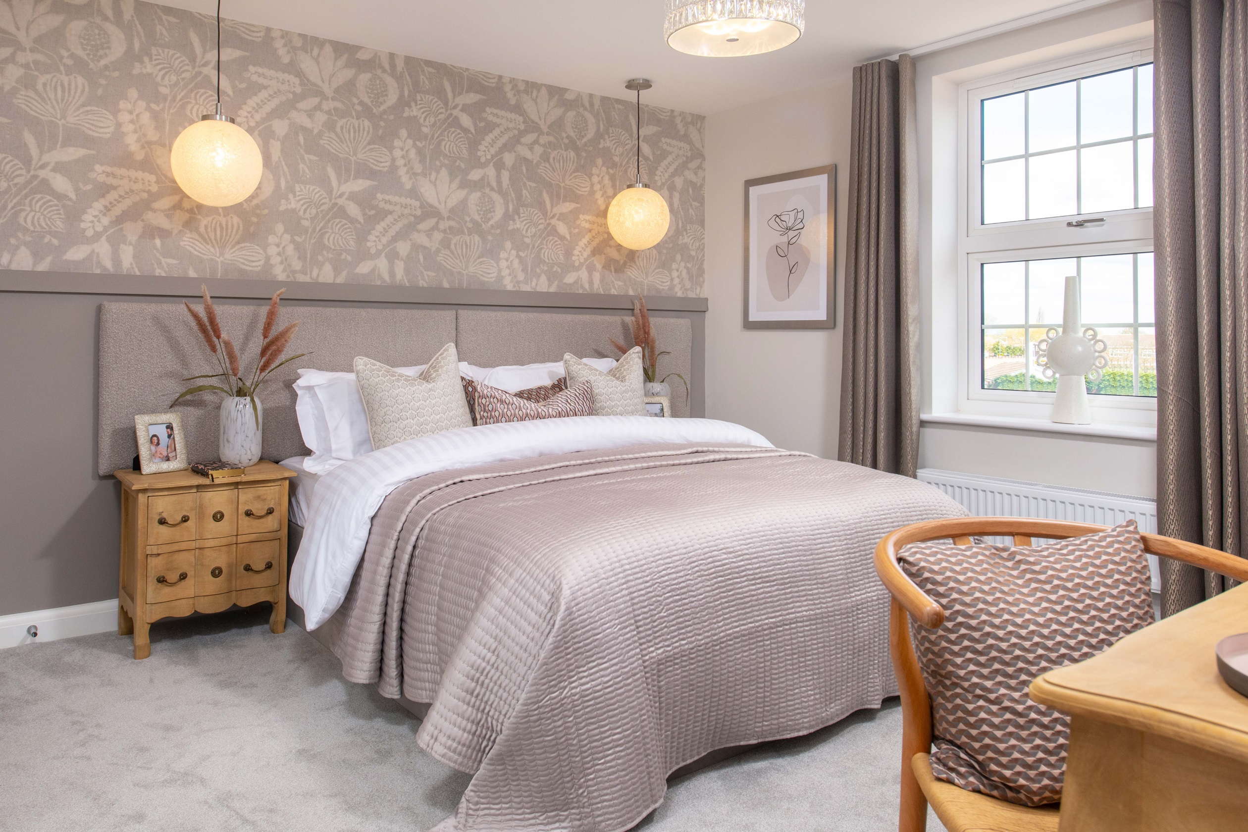 Main bedroom in a detached family home