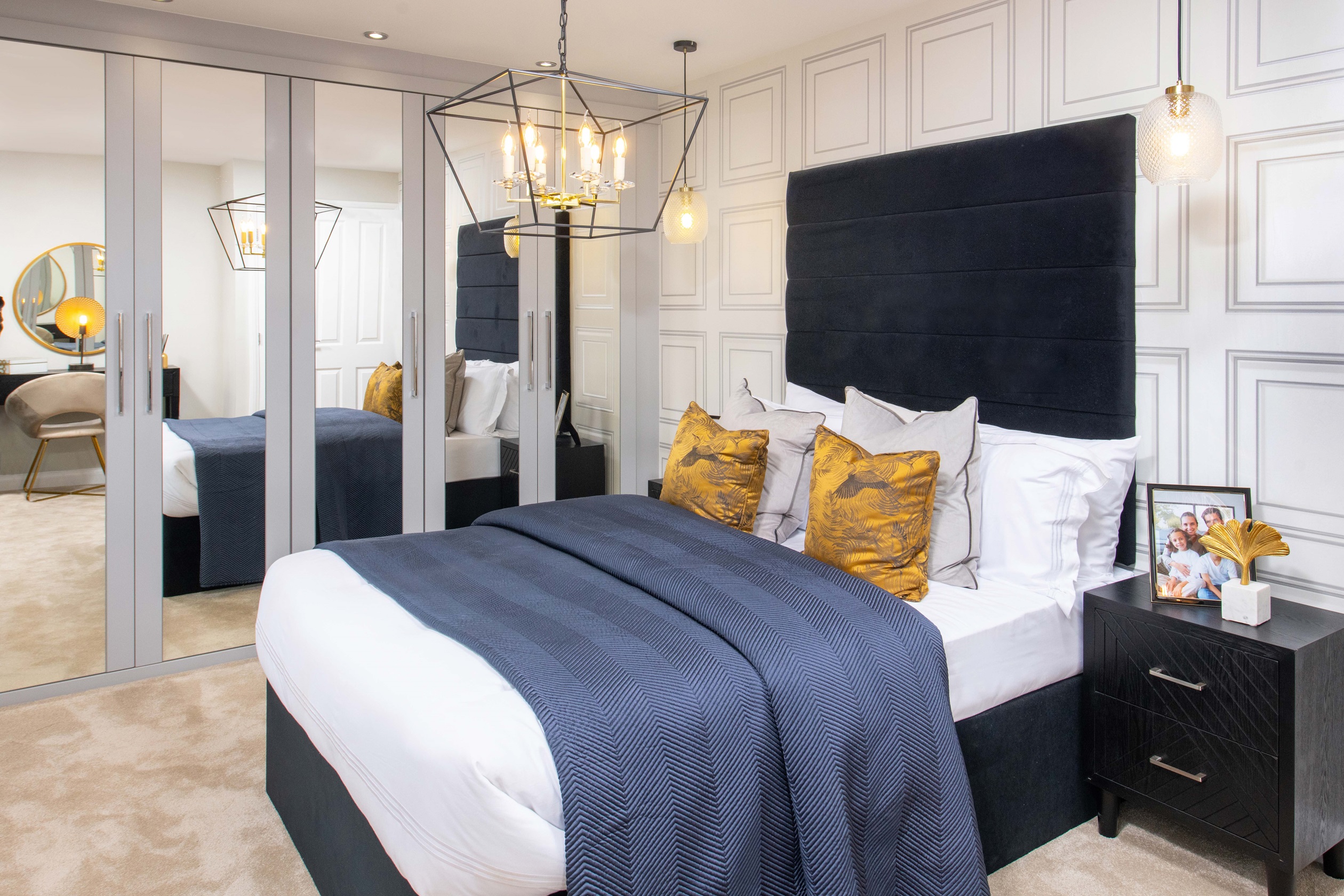 double bedroom in a detached family home