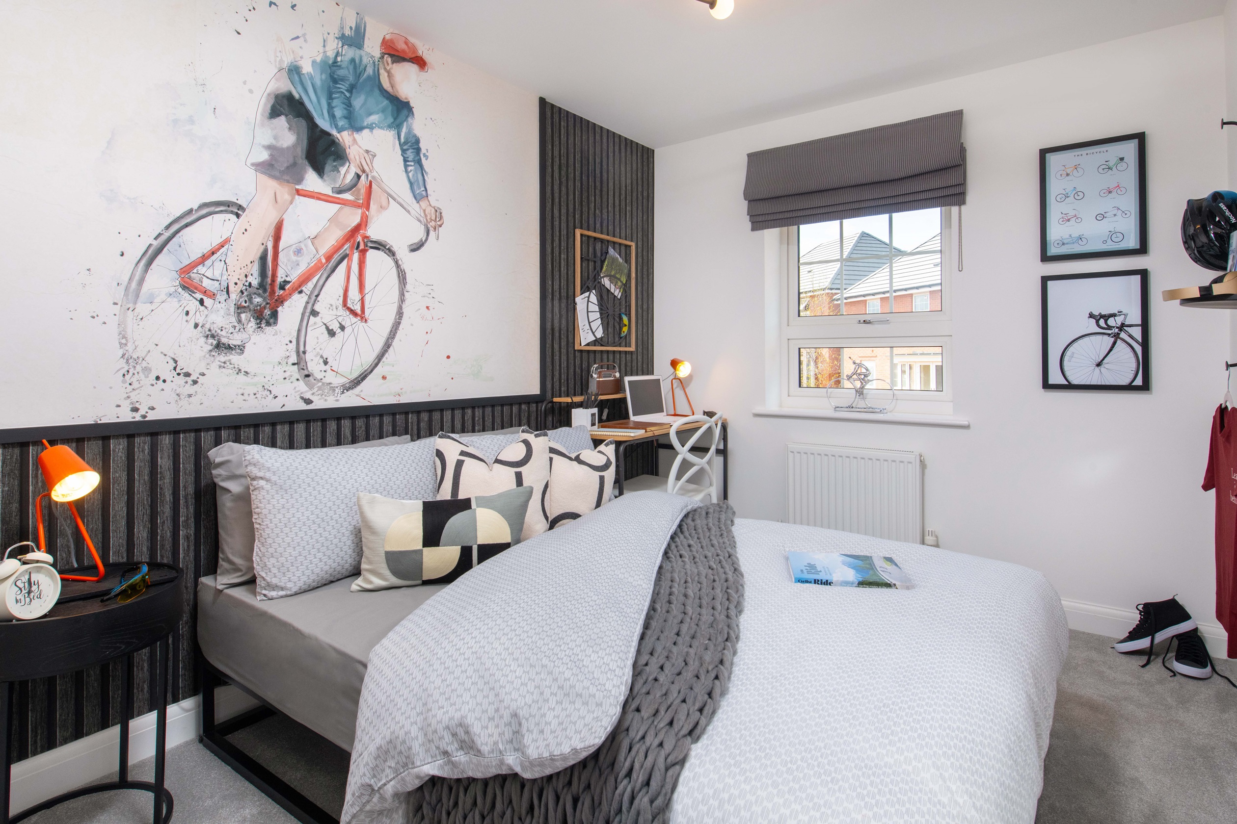double bedroom in a detached family home