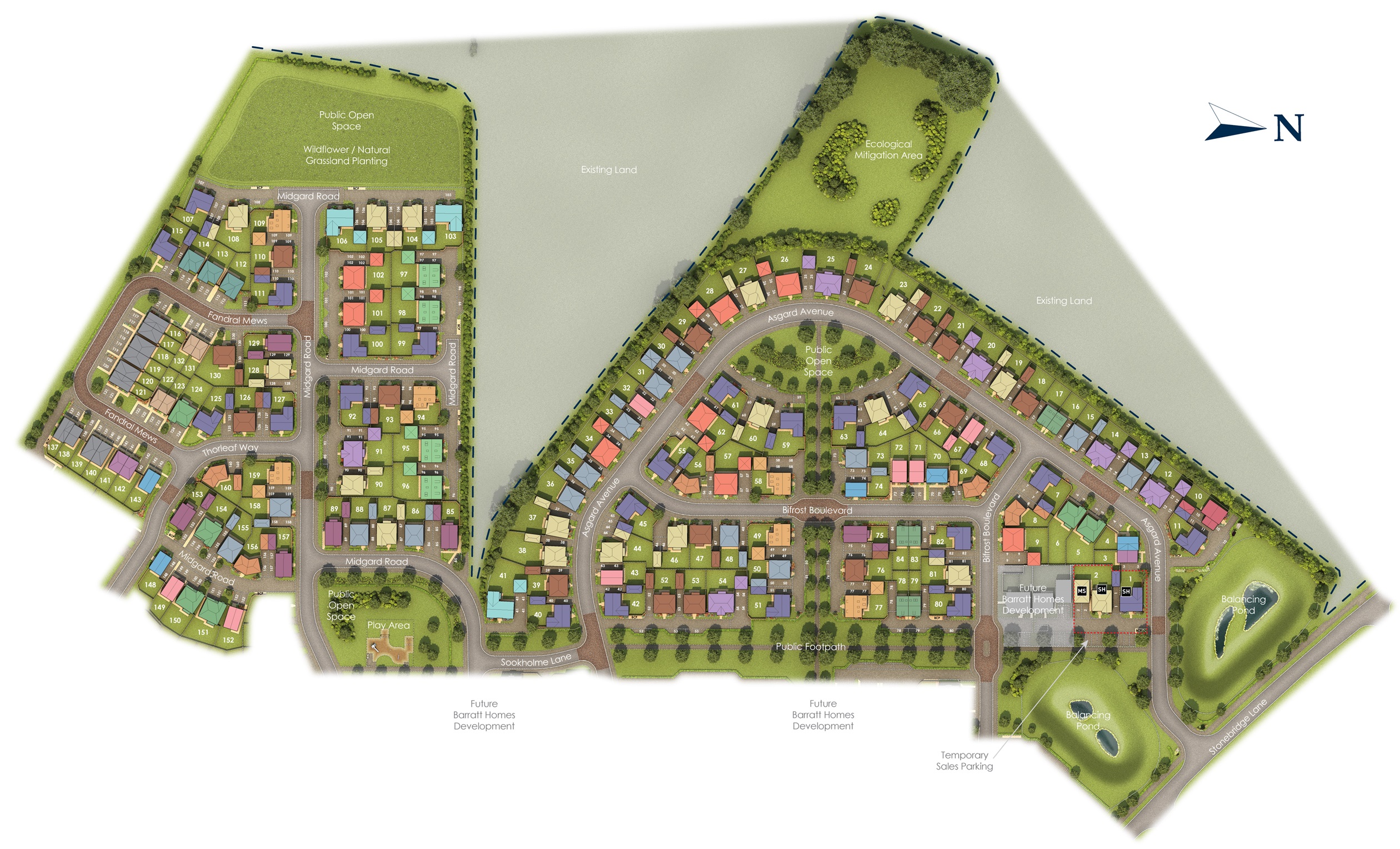 Stonebridge Fields site plan