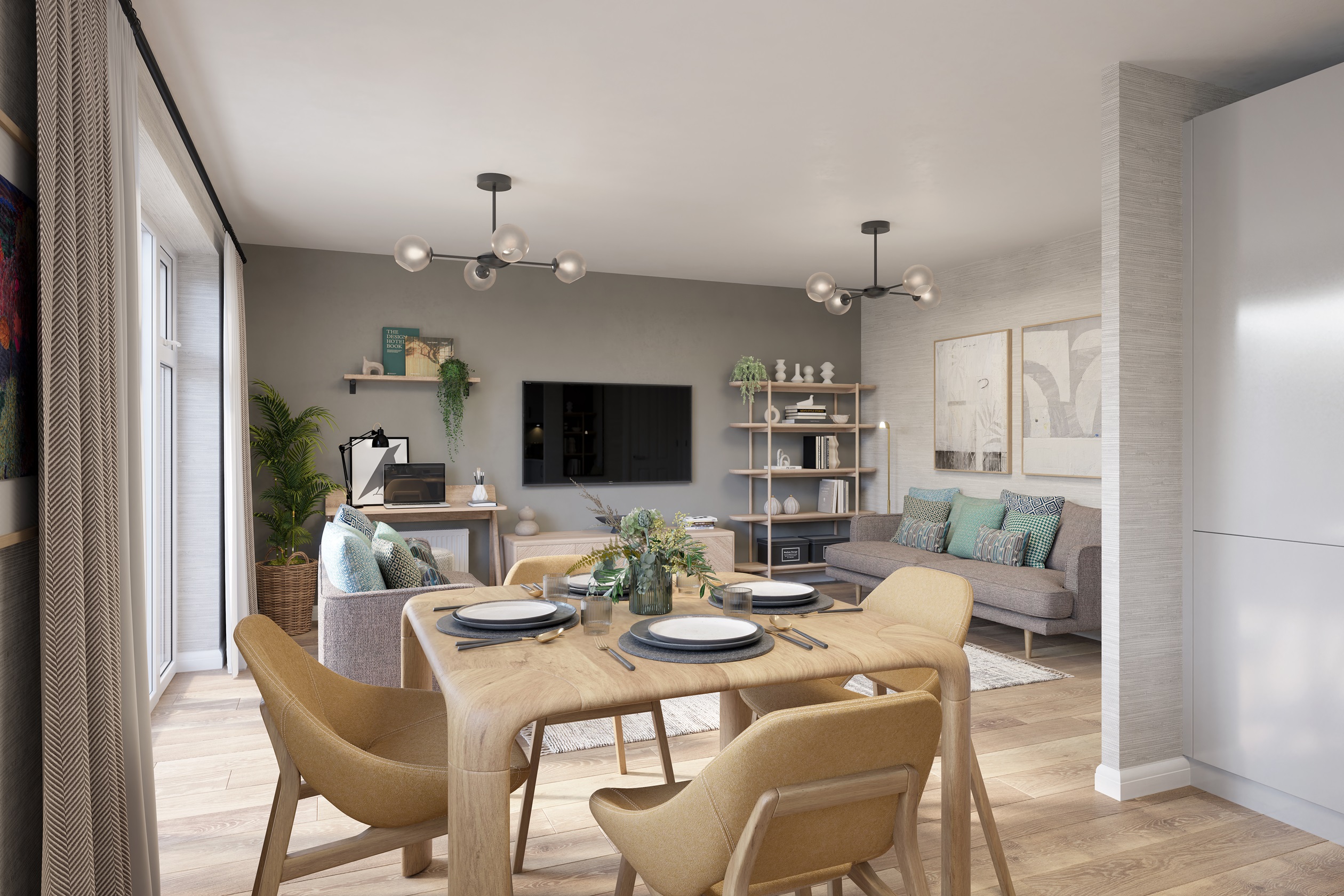 DWH EM BURLEIGH KITCHEN DINING LIVING