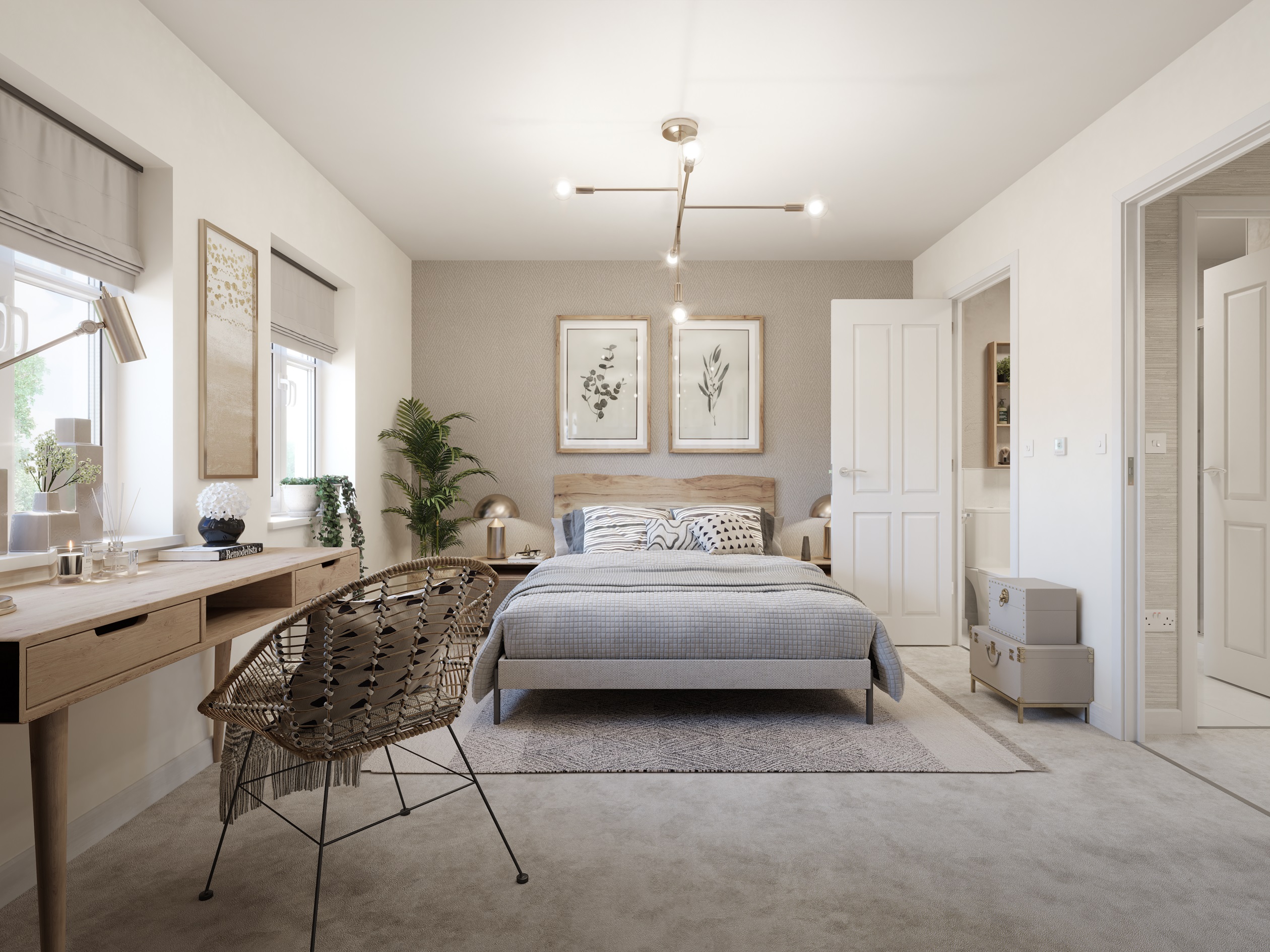 David Wilson Homes Cannington Main Bedroom