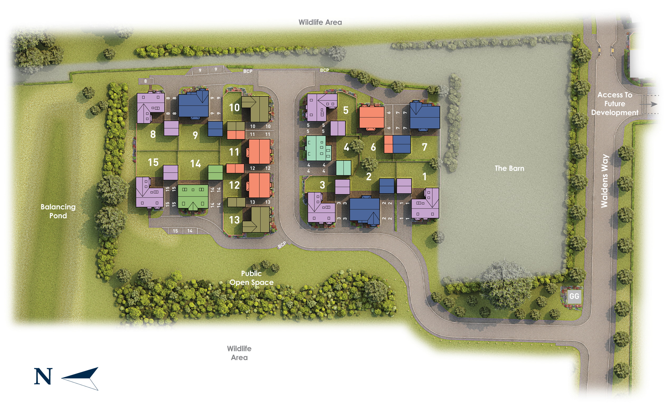 The Nook site plan