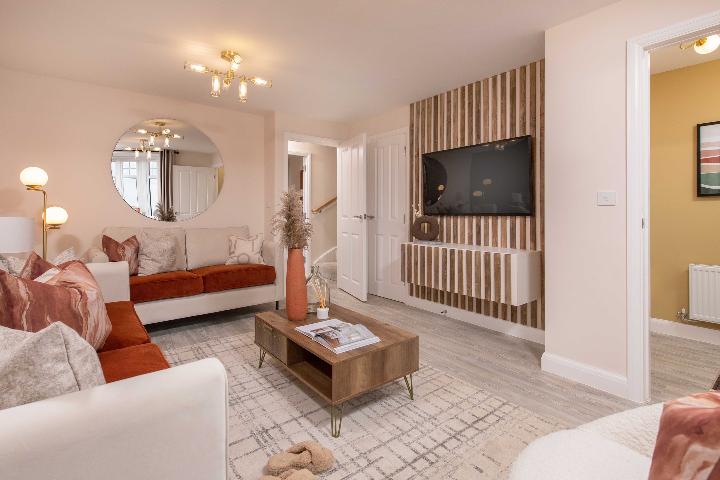 The lounge in the three bedroom Kennett 