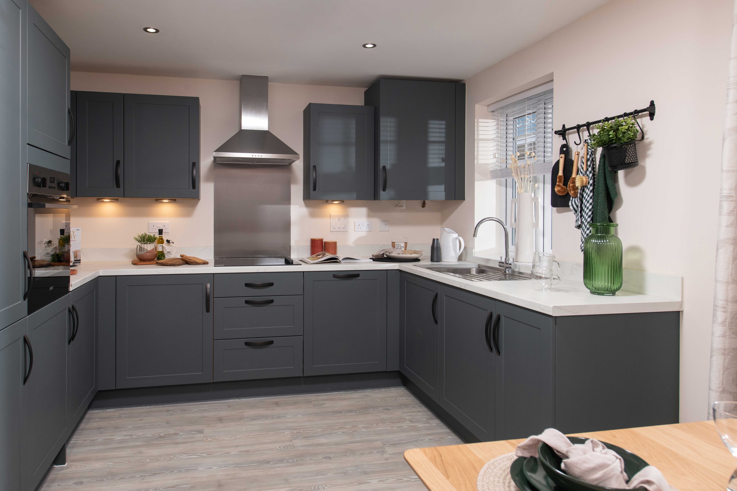 The kitchen in the three bedroom Kennett 