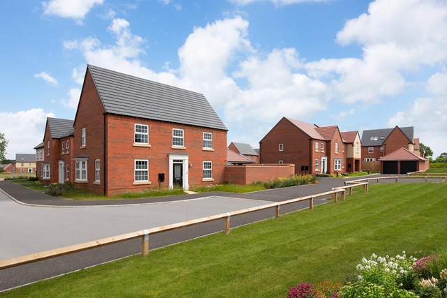 External street view of  four bedroom homes