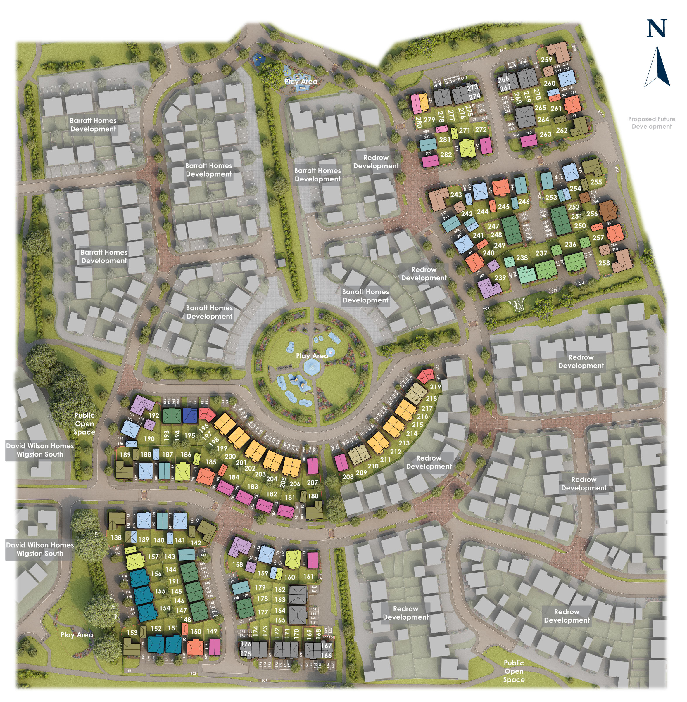Wigston Meadows North site plan