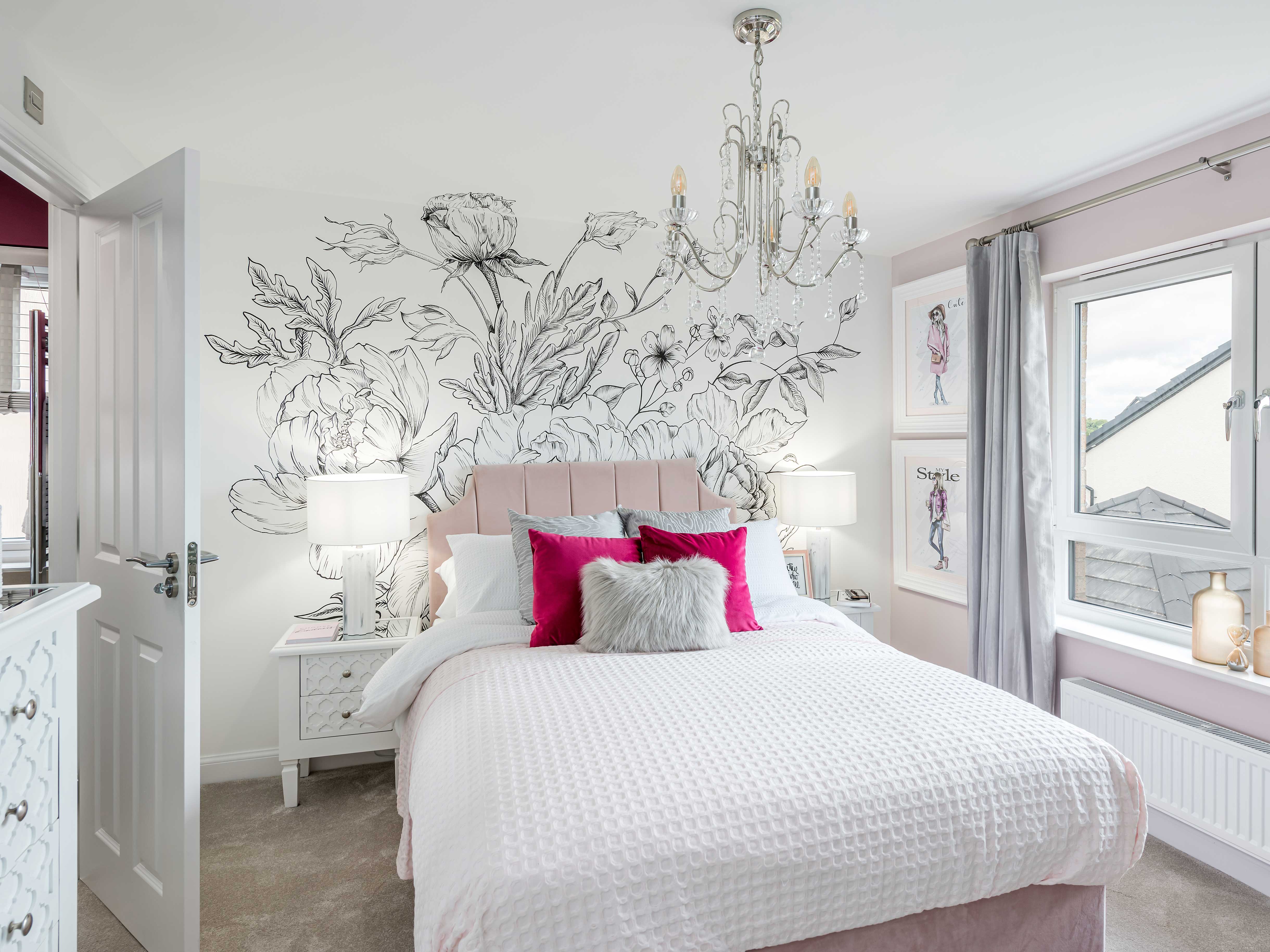 Image of bedroom in 4 bedroom Glenbervie house type at Cammo Meadows