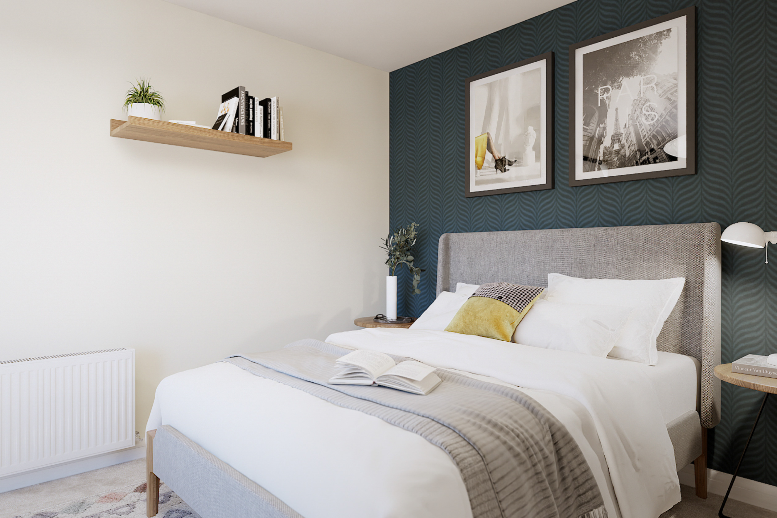 double bedroom in four bedroom home