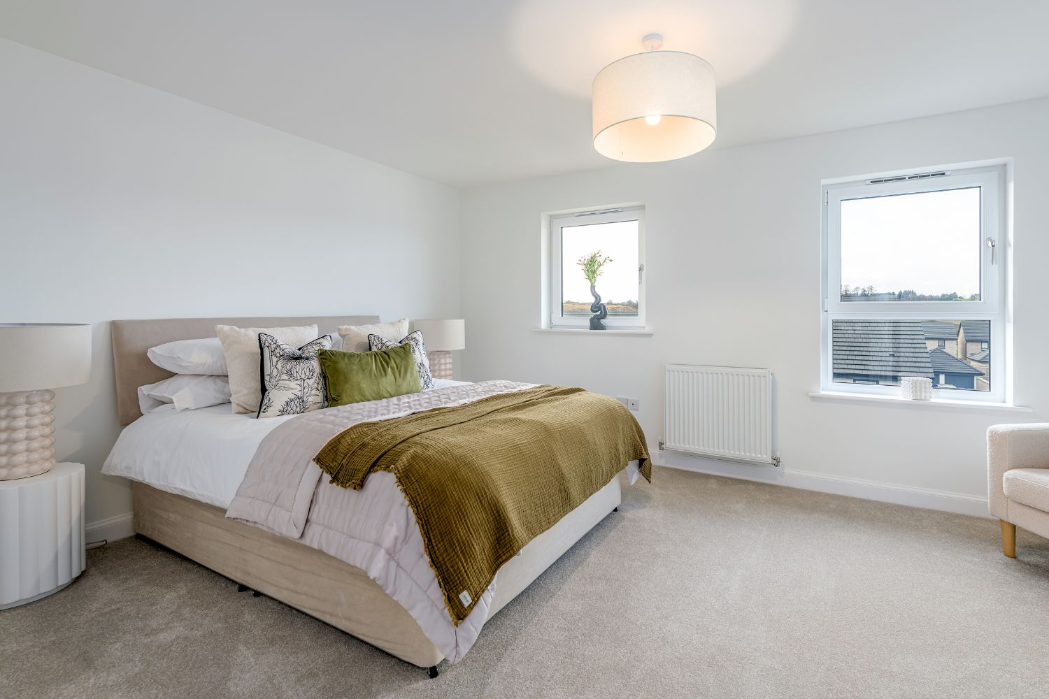 Main bedroom in 4 bedroom Stewarton house type