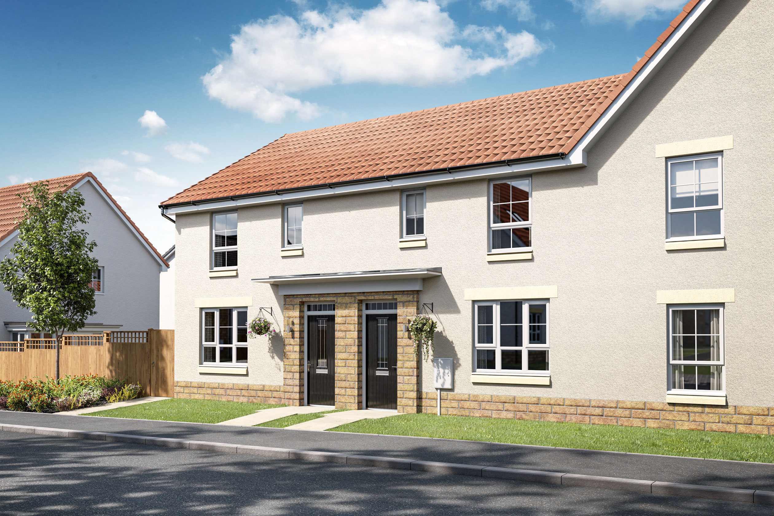 3 bedroom terraced Huntly house type