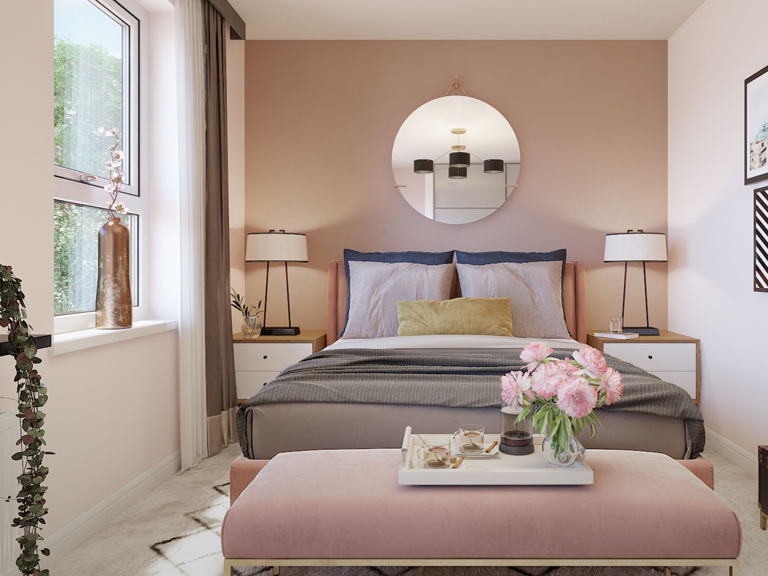 Bedroom in 3 bedroom Durris house type