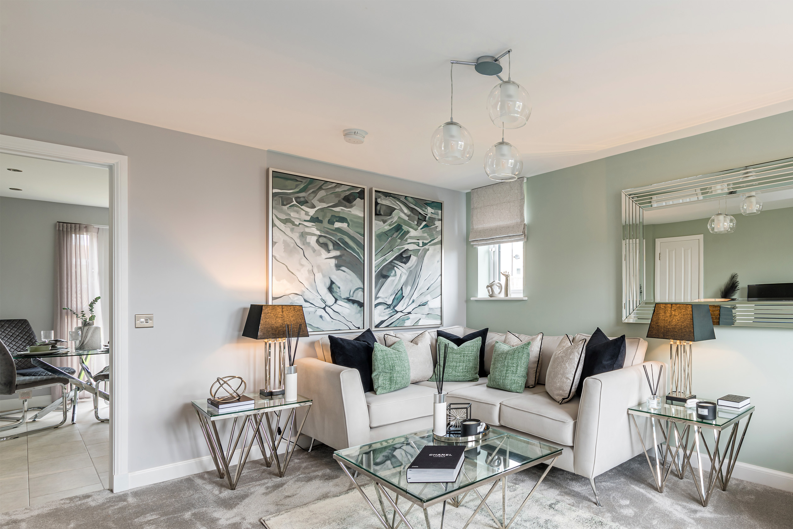 Lounge in three bedroom home