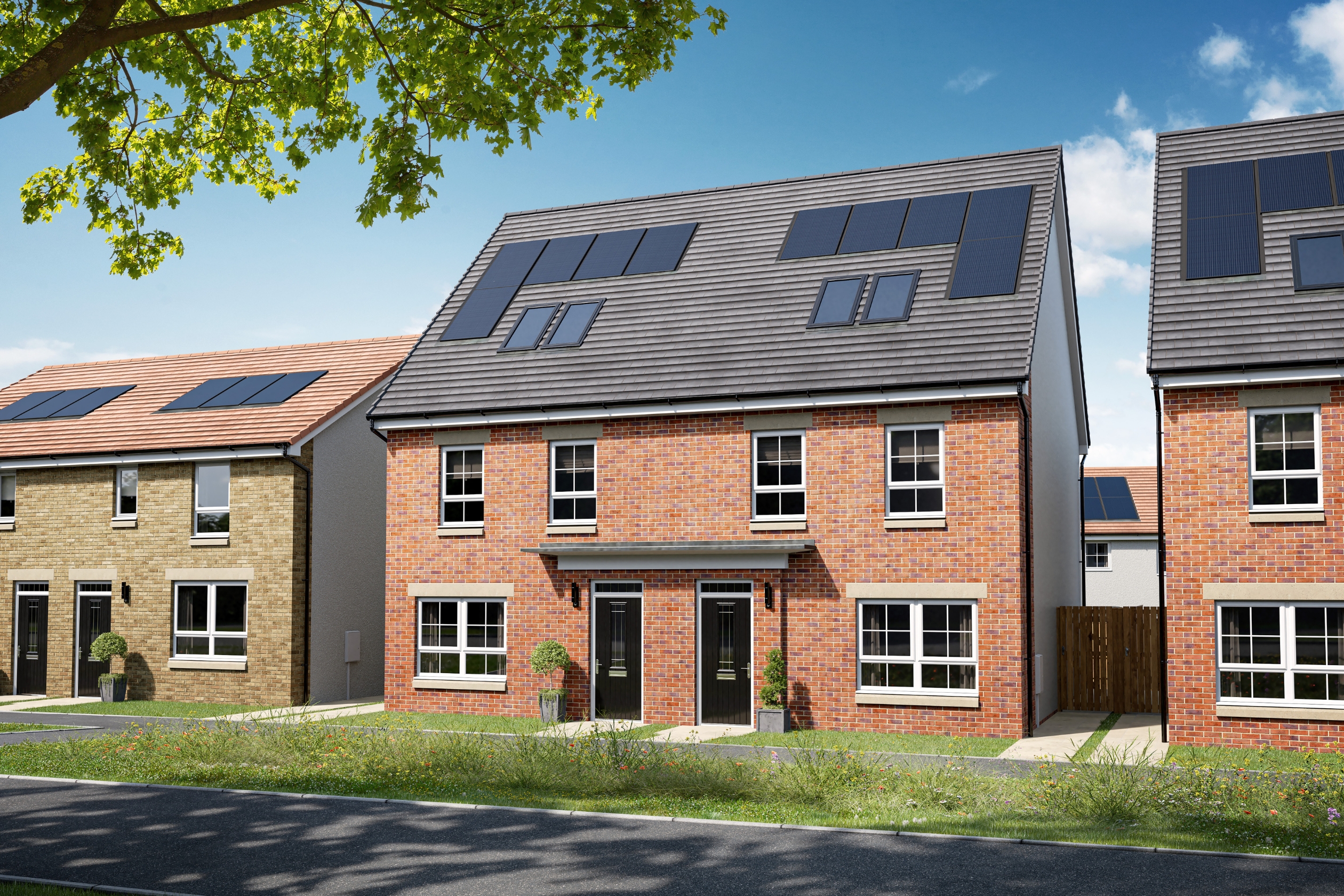 External view of Durris house type