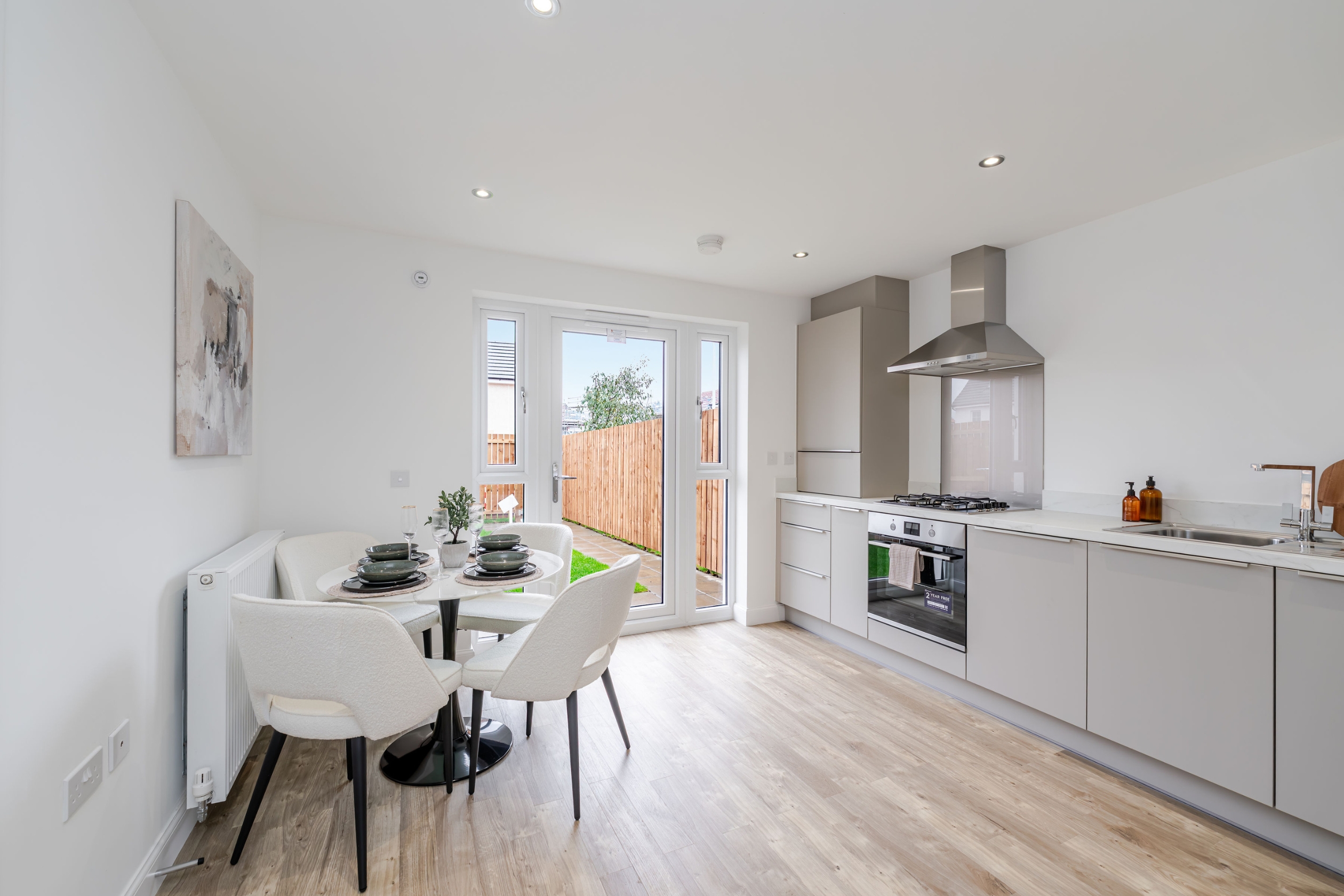 Kitchen/dining space in Durris house type