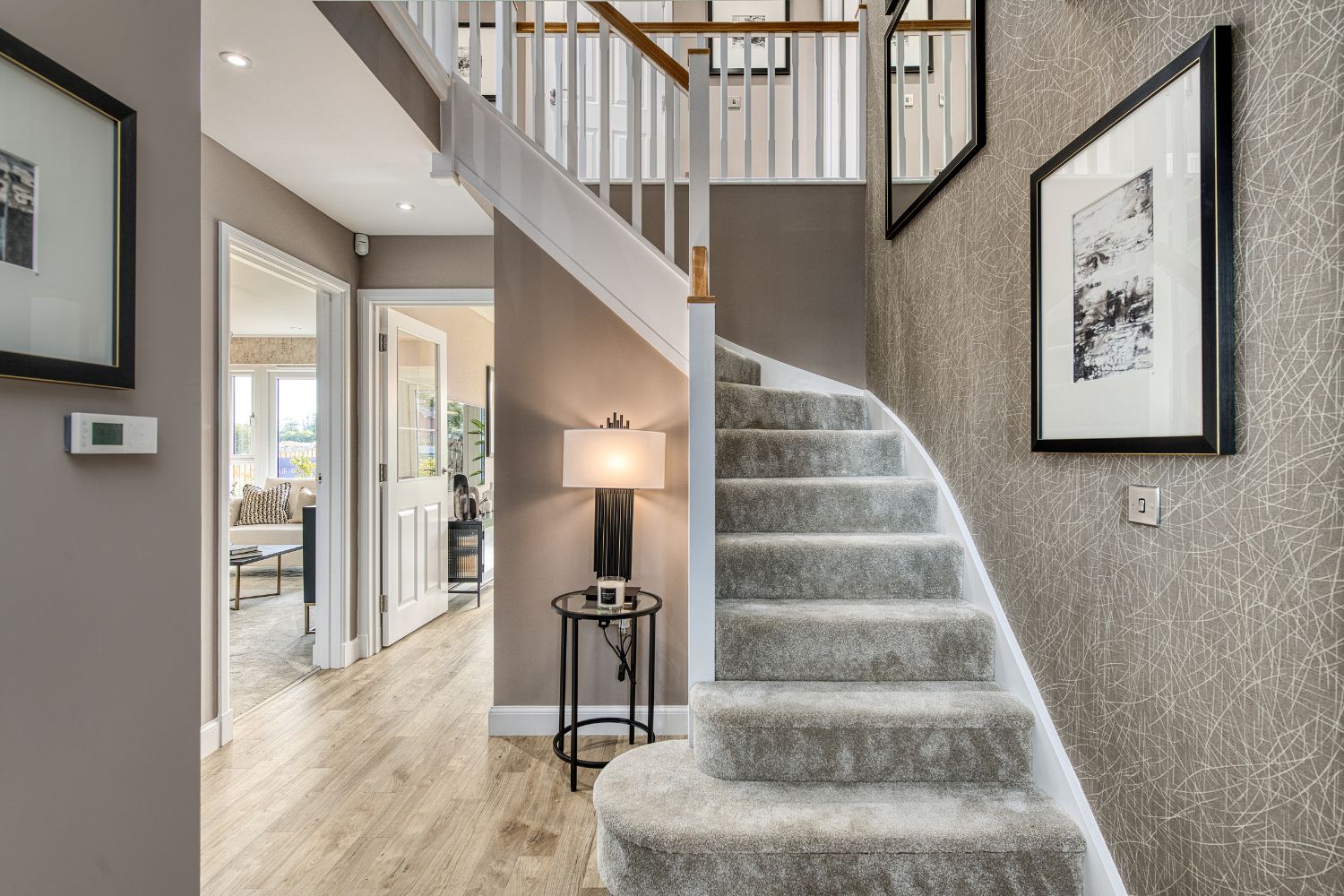 Hallway in 4 bed Glenbervie home