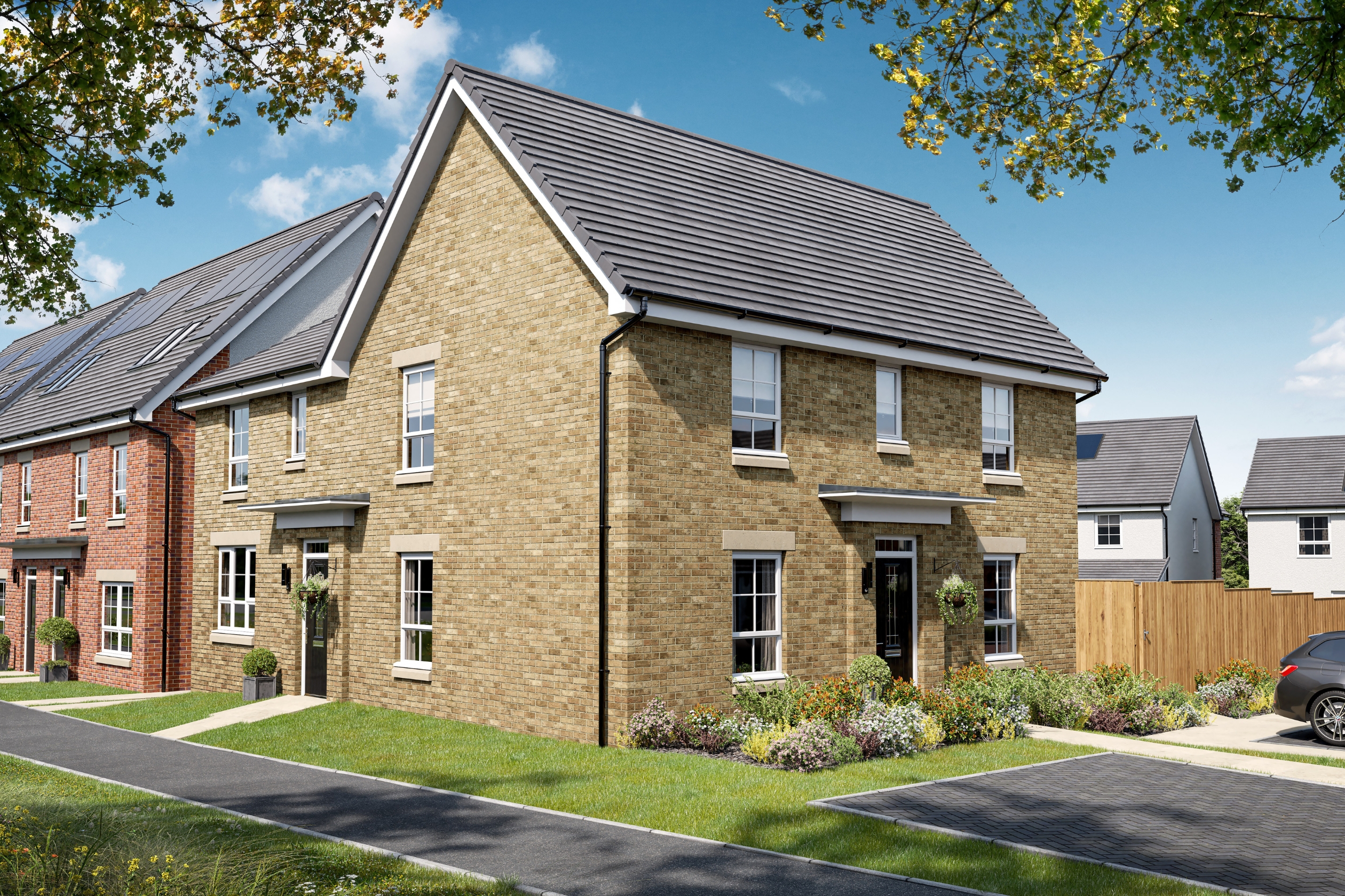 External view of Meldrum house type