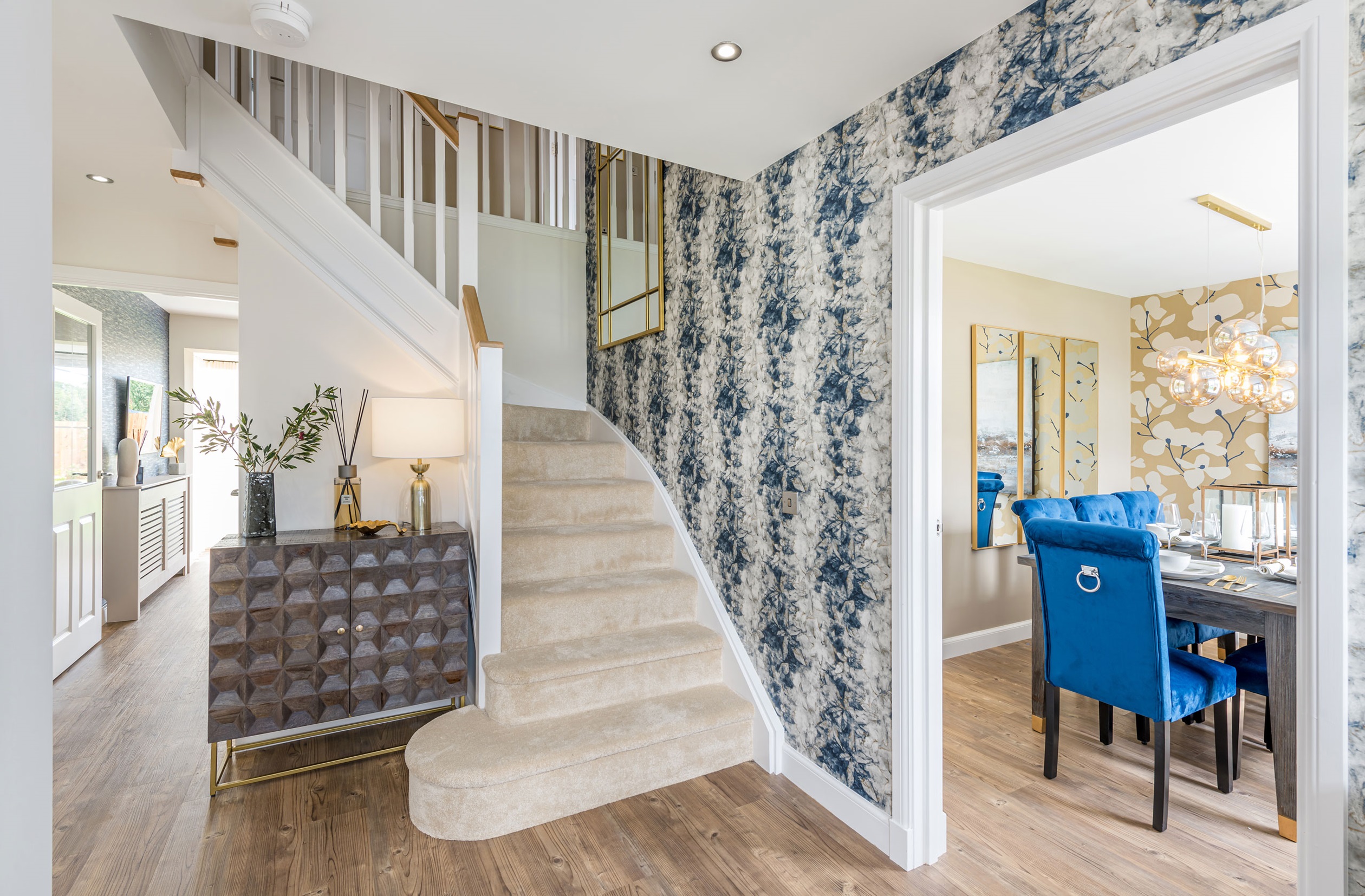 Hallway in Glenbervie show home
