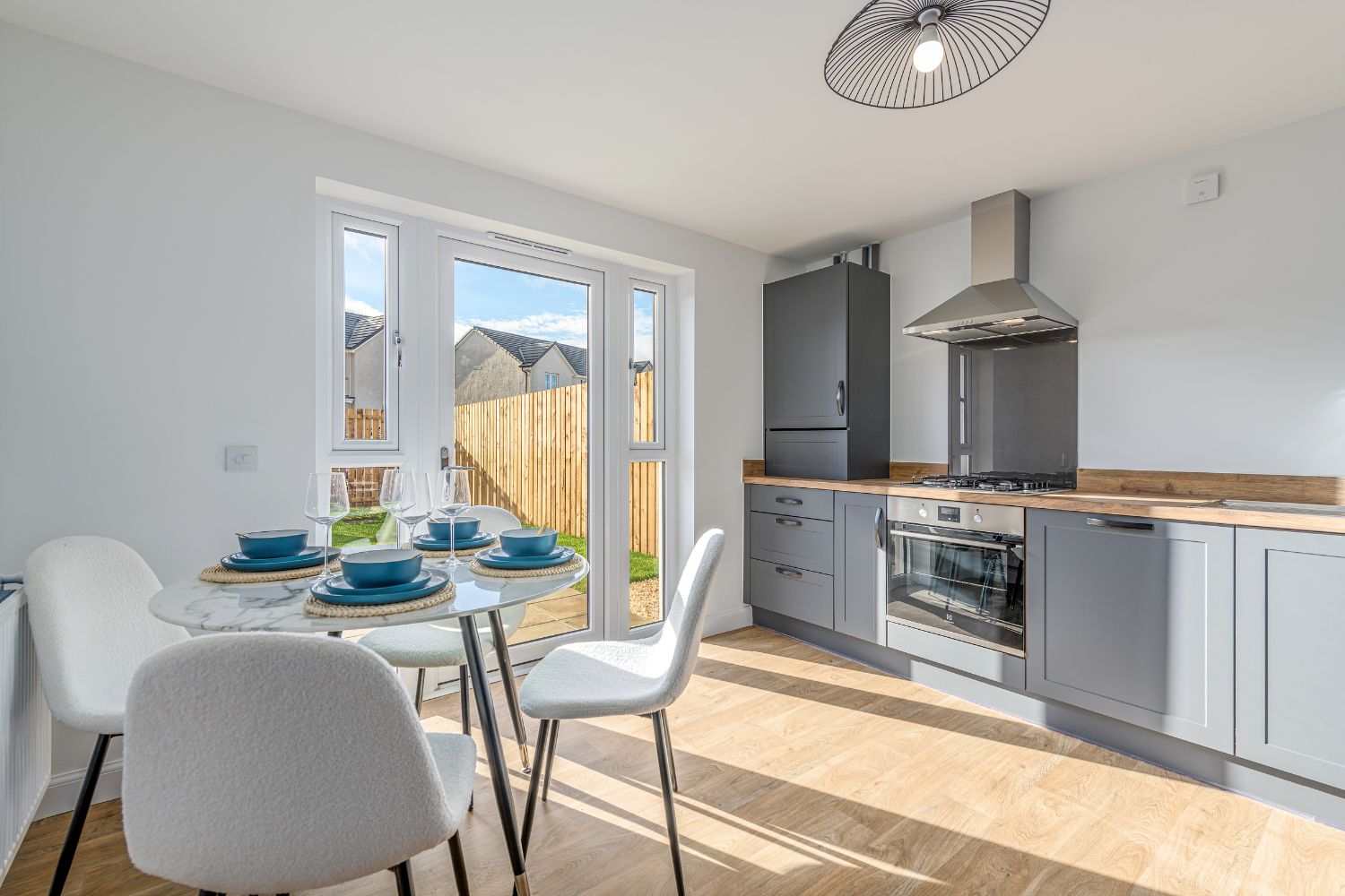 Kitchen/dining space in 3 bedroom Coull home