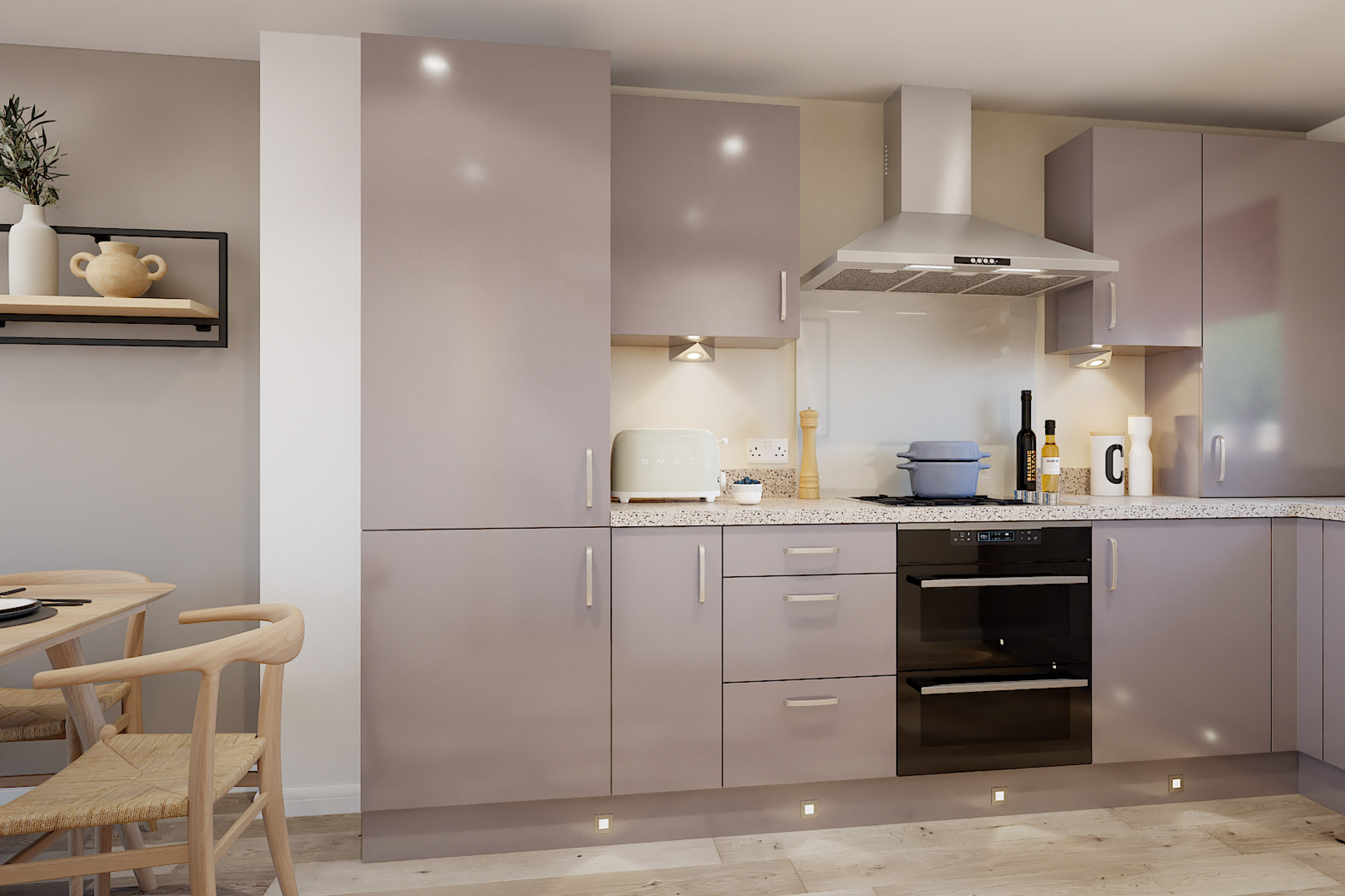 kitchen dining in 4 bedroom townhouse