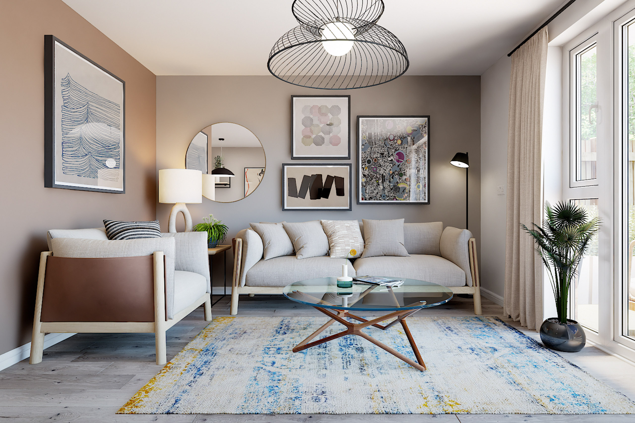 lounge in 4 bedroom townhouse